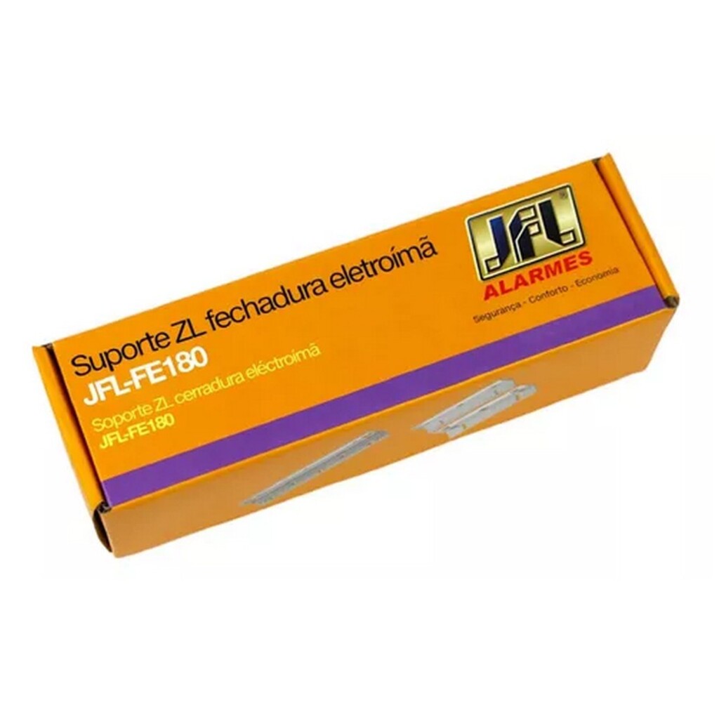 Suporte para Fechadura Eletroimã  ZL Aço Inox JFL - JFL-FE180 ZL