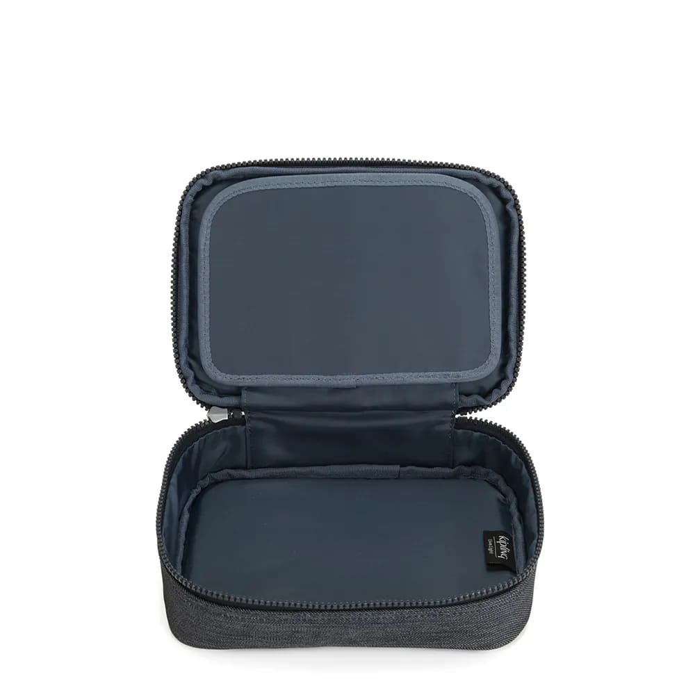 Estojo Kipling Marine Navy 100 Pens Grande Jeans