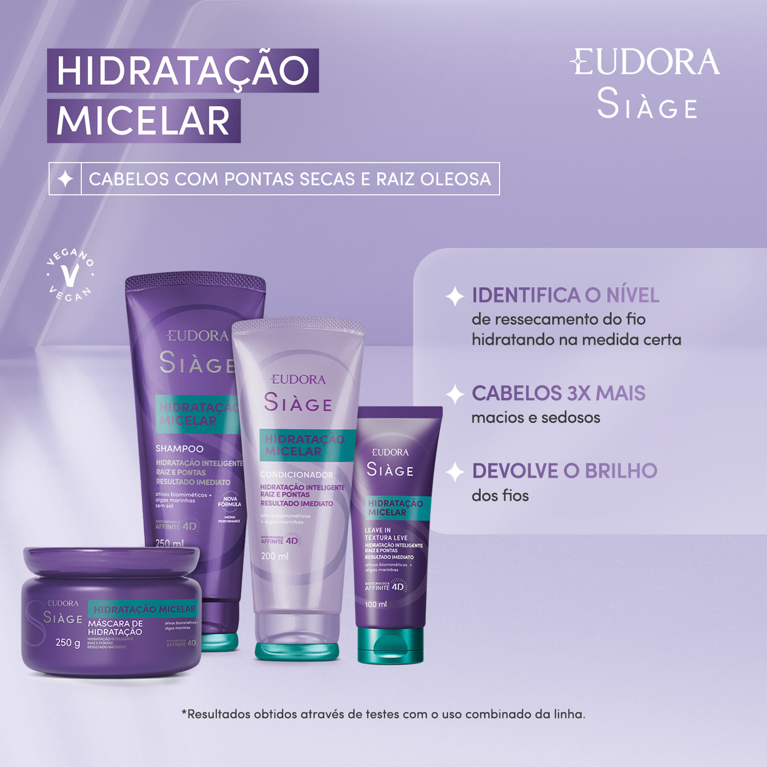 Leave-In Siàge Hidratação Micelar 100ml