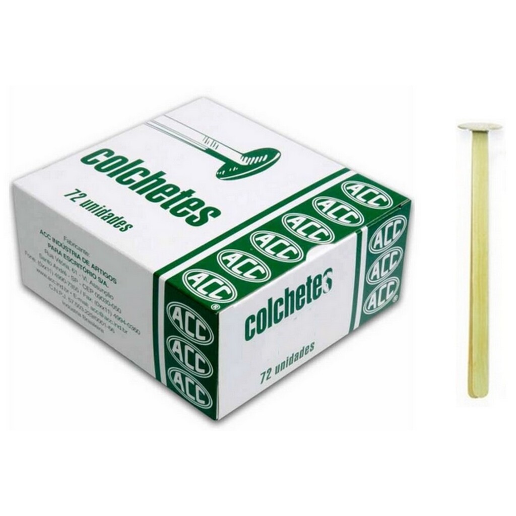 Colchete para Papel ACC N 12 Caixa com 72 Unidades - 9.55.11.12-3