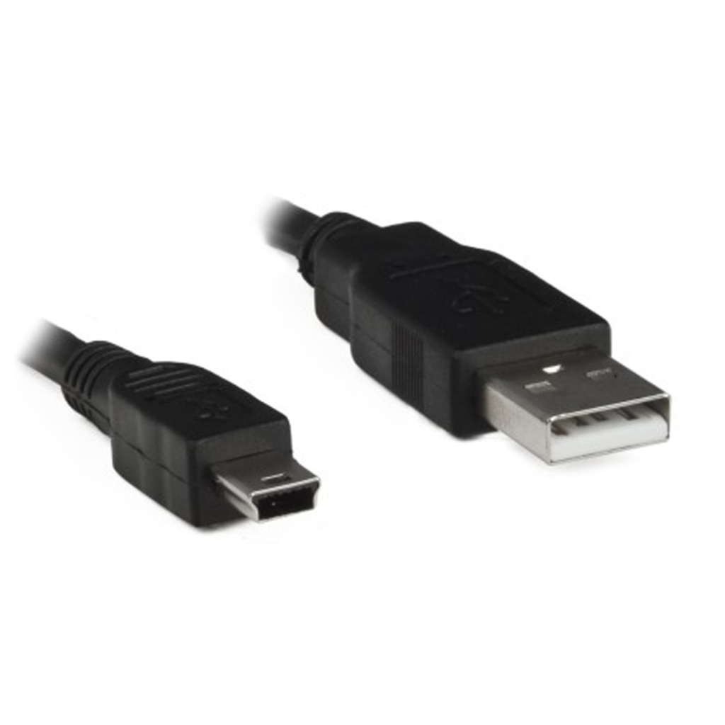 Cabo USB A-Macho - Mini 5 Pinos Macho 1,8 Metros Pluscable - PC-USB1803