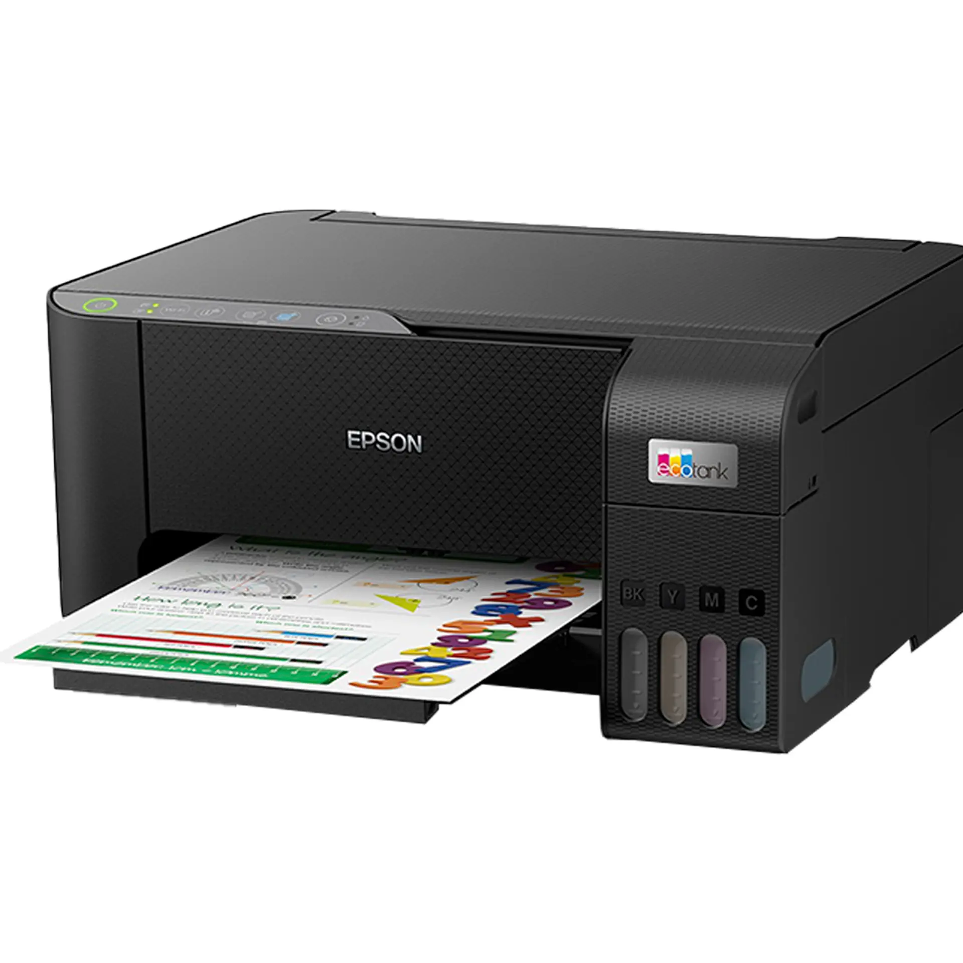 Impressora Multifuncional Jato de Tinta Epson Ecotank L3250 Colorido Wi-Fi - Preto - Bivolt