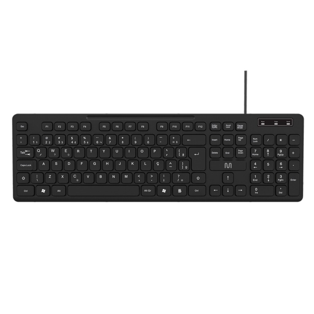 Teclado USB Soft Silence Multi Preto - TF400 - Vendido Unitário