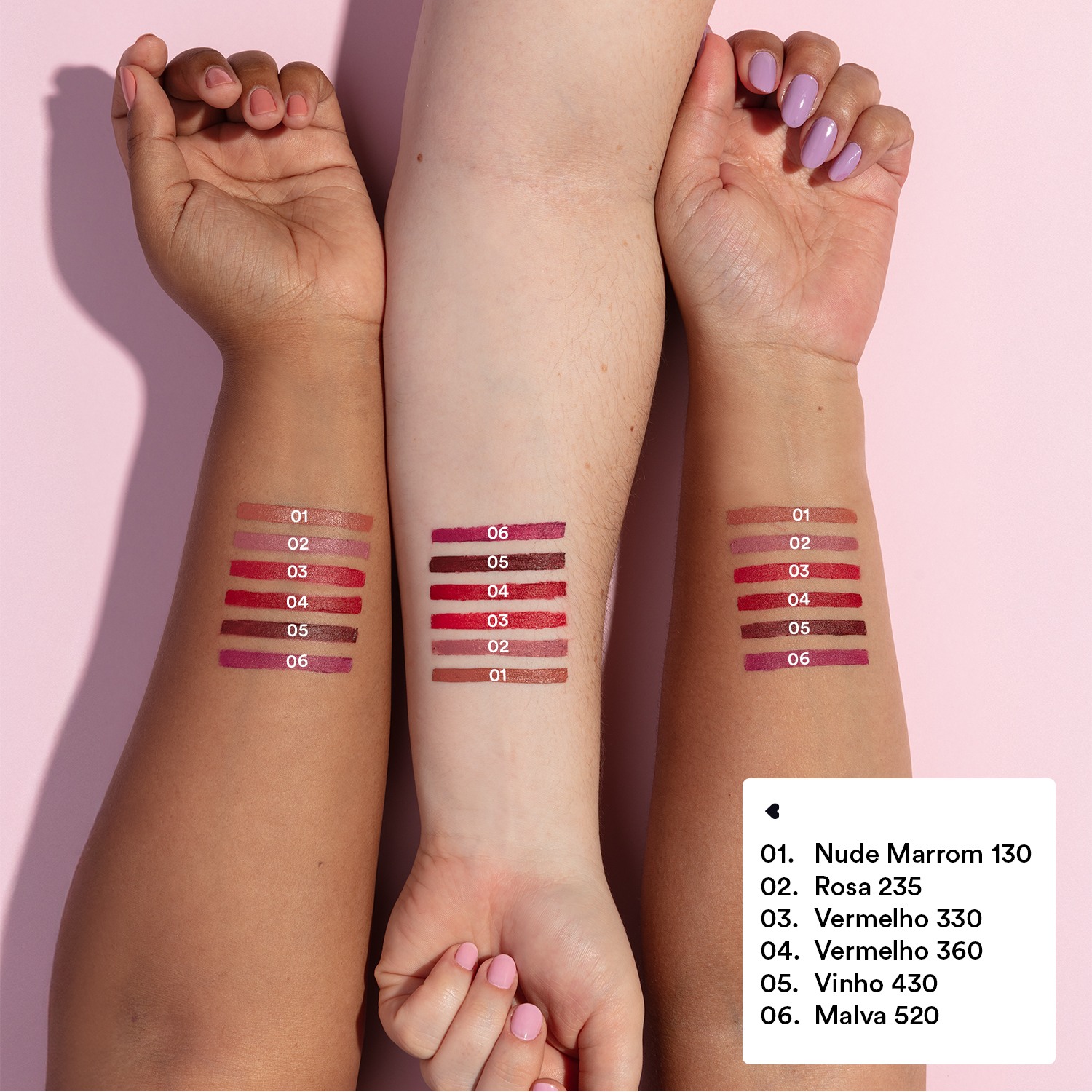 Batom Vermelho 330 Efeito Mate Quem Disse, Berenice? 3,8g