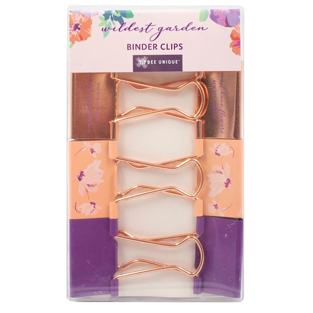 Prendedor de Papel Bee Unique 32mm Wilde com 6 unidades Sl