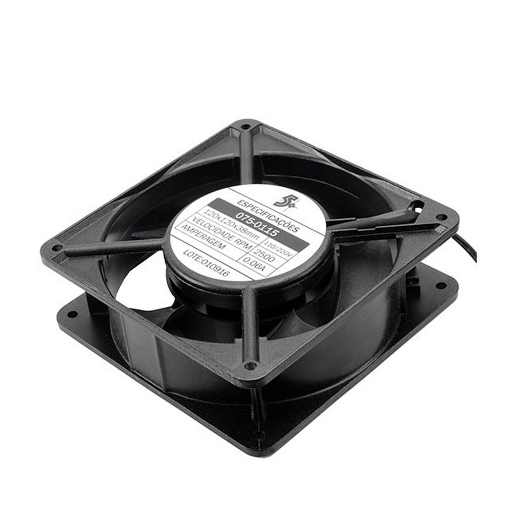 Cooler 5+ 120 x 120 x 38mm Bivolt sem Rolamento 0750115