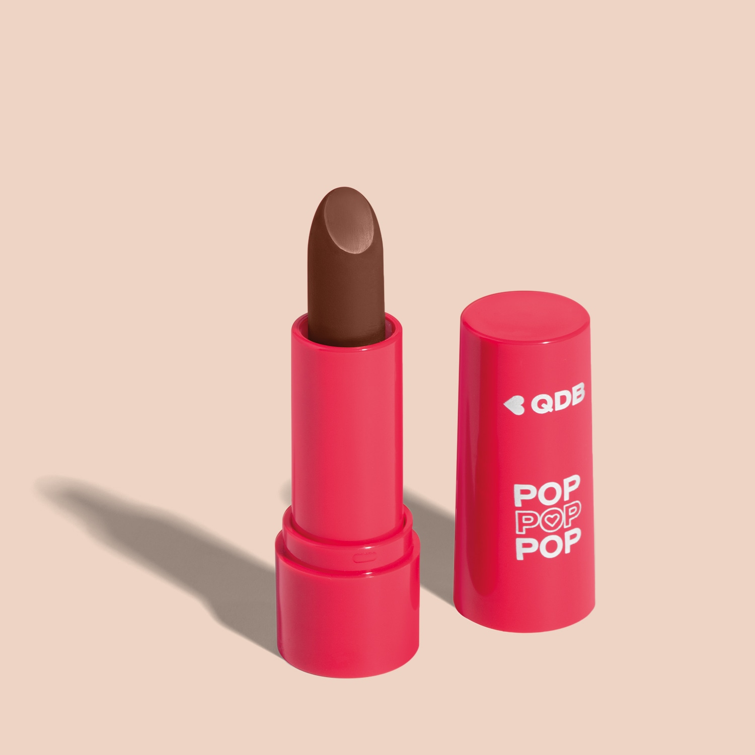 Batom Semi Mate Marrom Glacê POP Quem Disse, Berenice? 3,6g