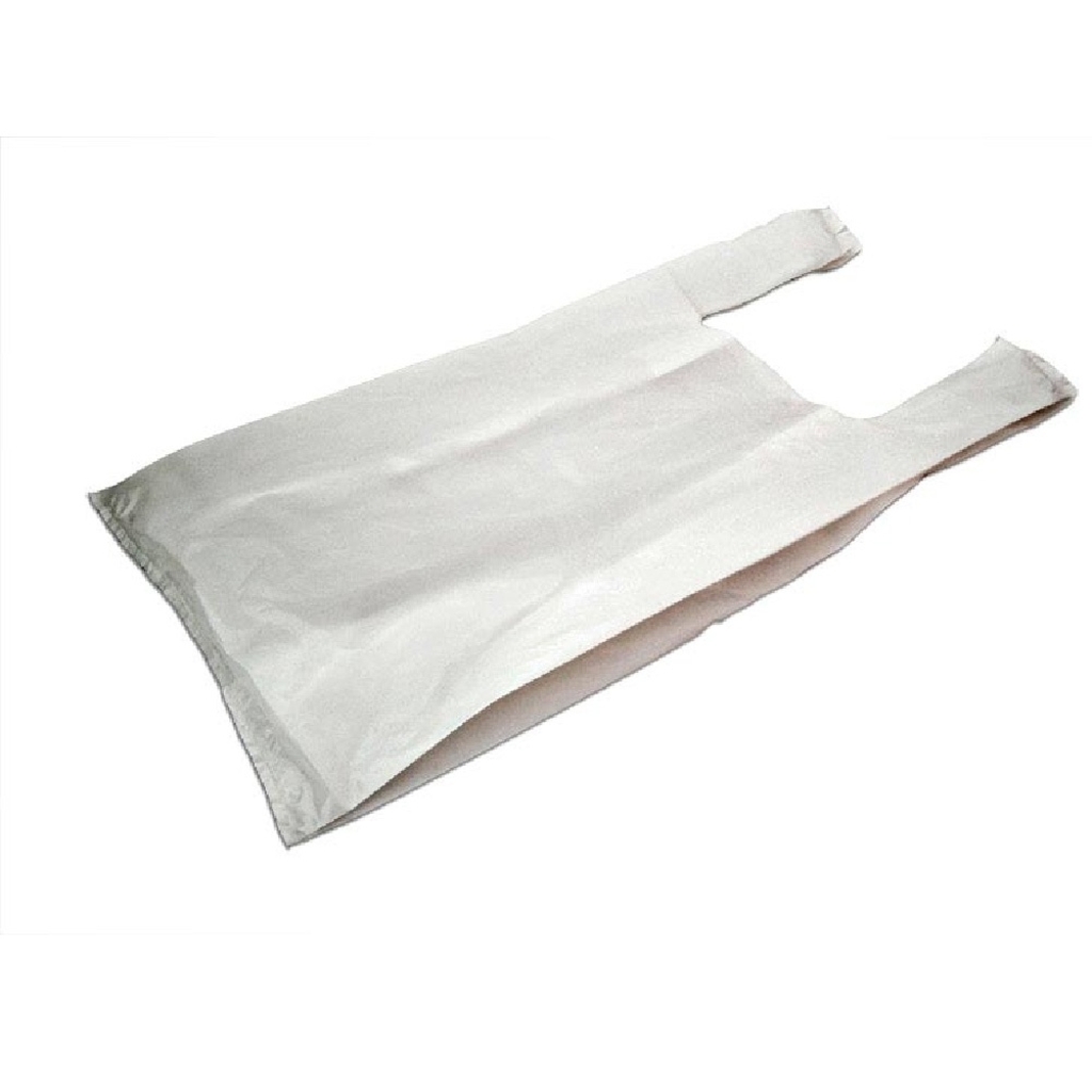 Sacola Plástica Branca 38x48cm Tipo G Mais Resistente Pacote com 1000 Unidades - Plasmel - 200202/1