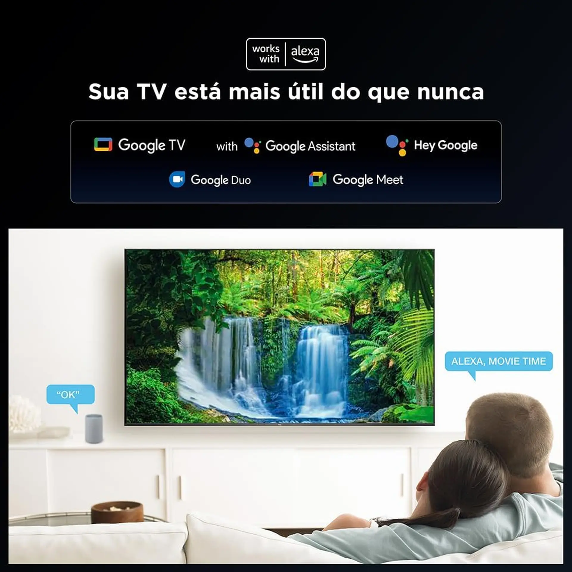 Smart TV TCL QLED 65" 4K Wi-Fi Android TV 65P7K