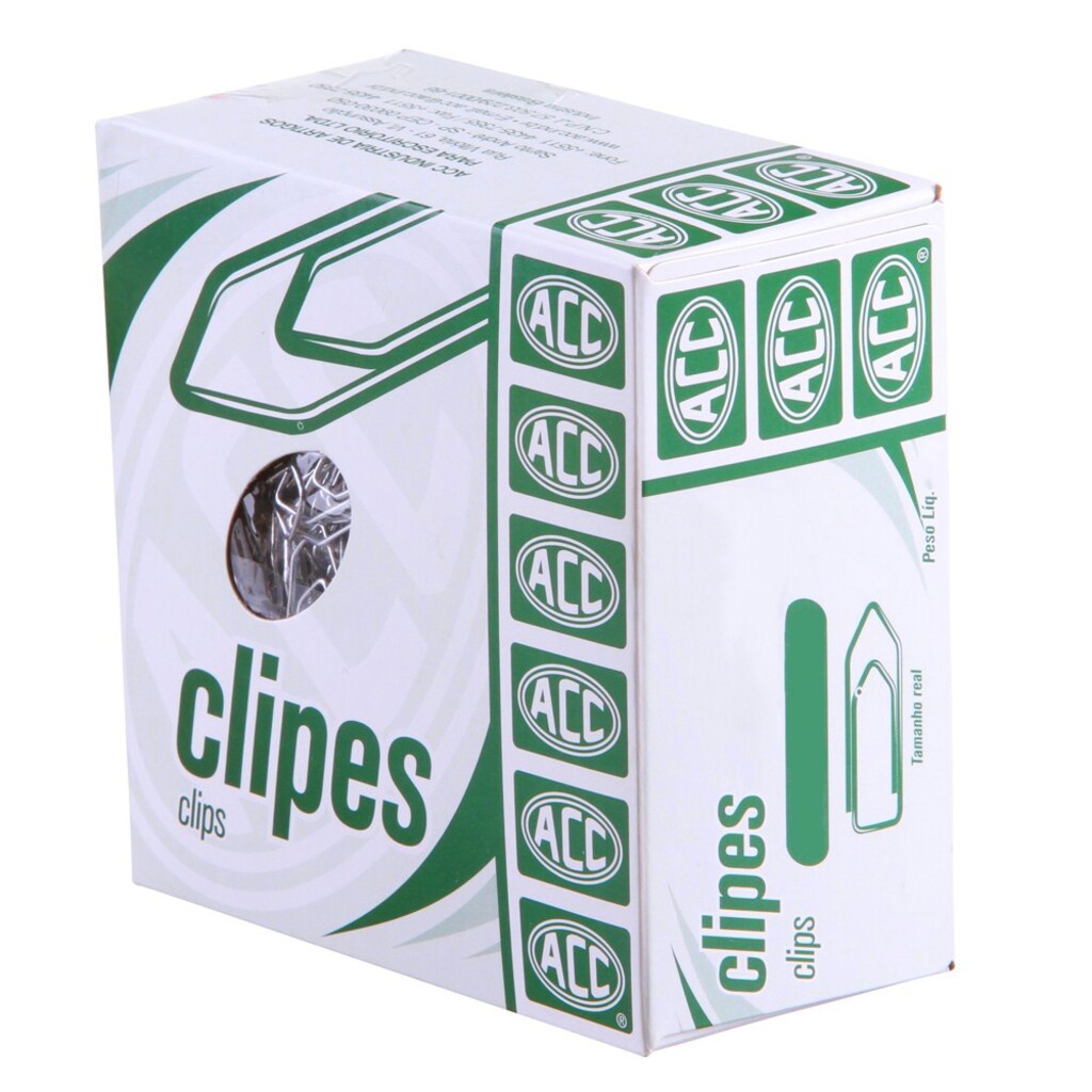 Clips Metálico Galvanizado 5 ACC - Caixa com 4900 Unidades - 9.11.12.23-0