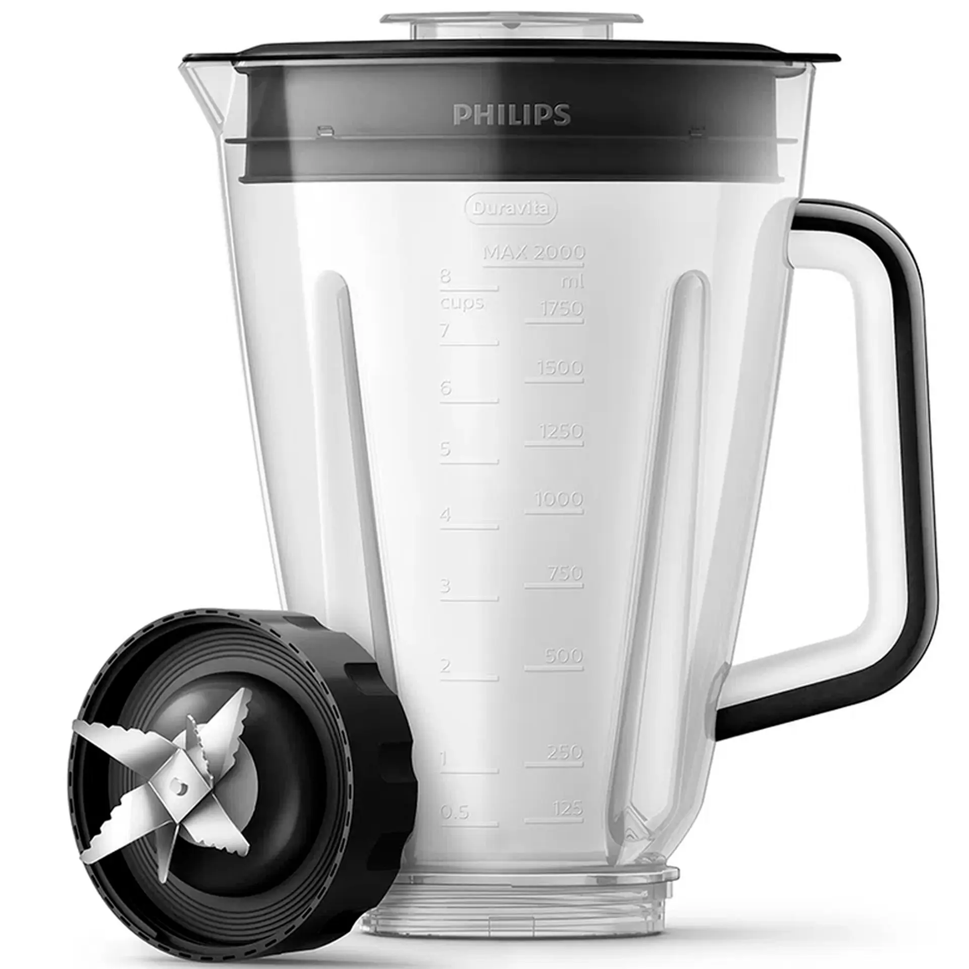 Liquidificador Philips Walita Série 5000 RI2242 3L 12 Velocidades 1200W - Preto - 110 Volts