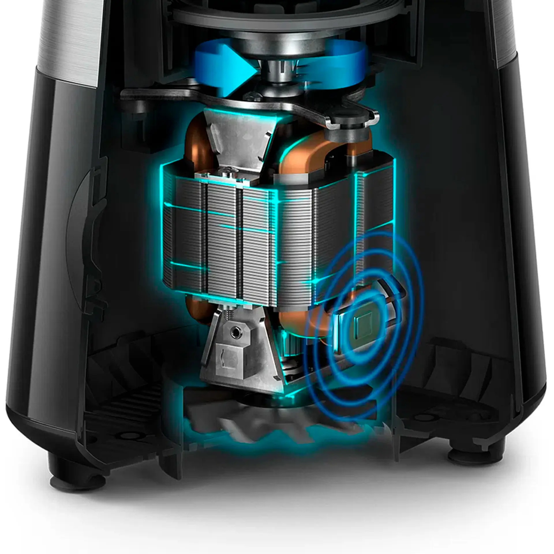 Liquidificador Philips Walita Série 5000 RI2242 3L 12 Velocidades 1200W - Preto - 110 Volts