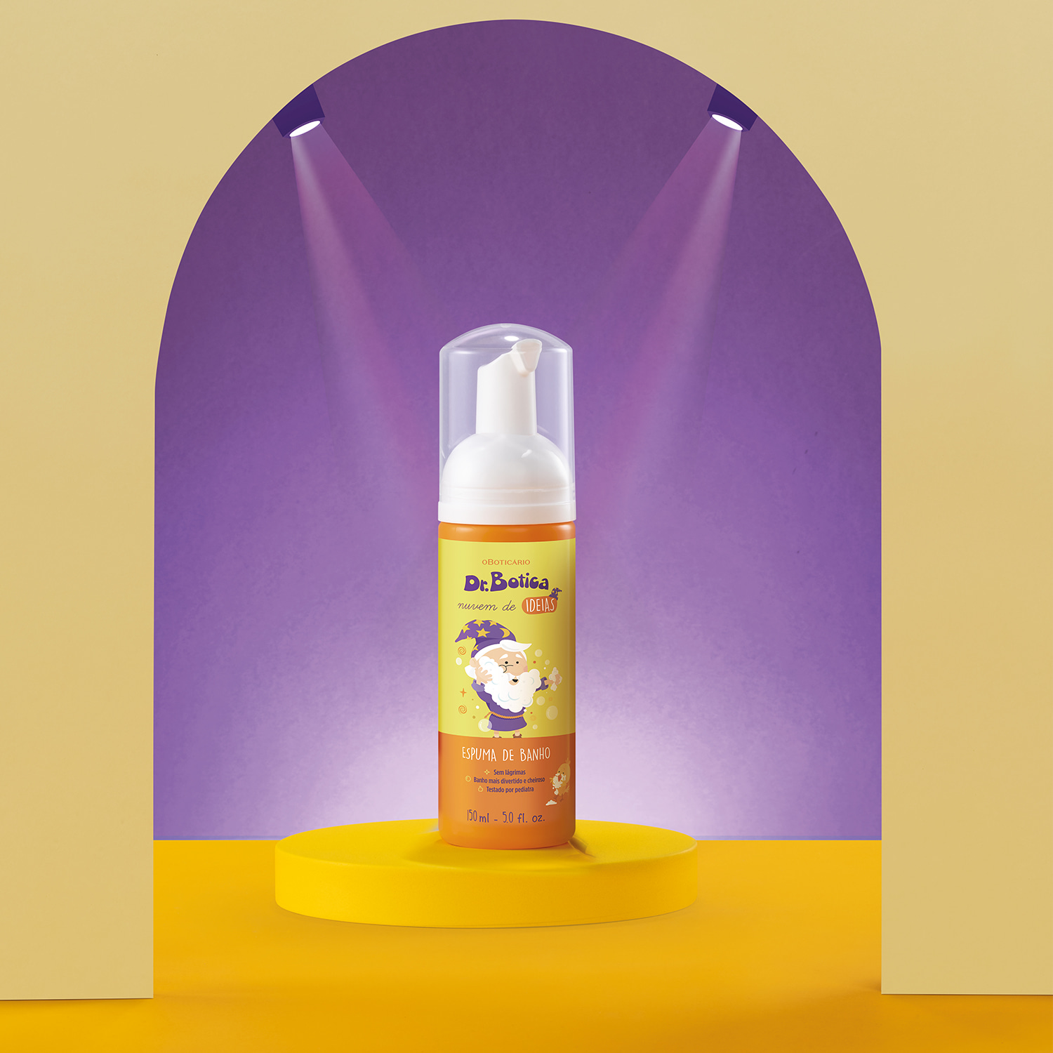 Espuma de Banho Corporal Dr. Botica Nuvem de Ideias 150ml