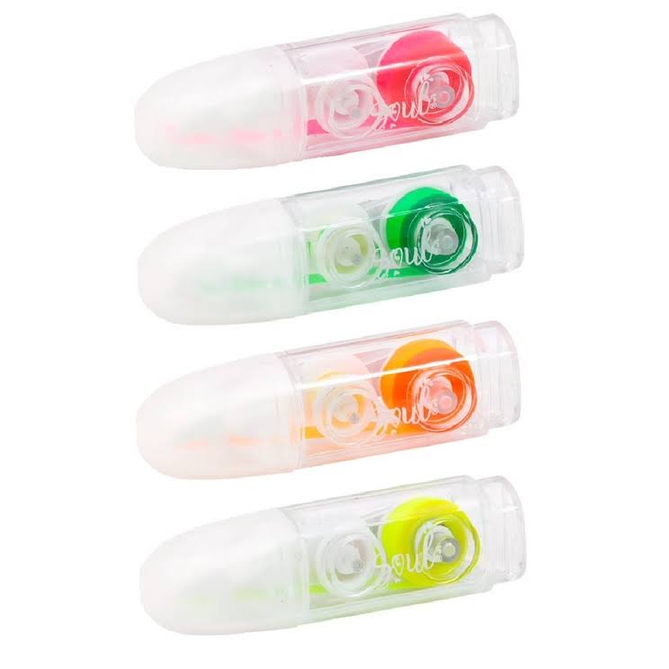 Fita Adesiva BRW Colorida 5mm x 3m Neon Unidade