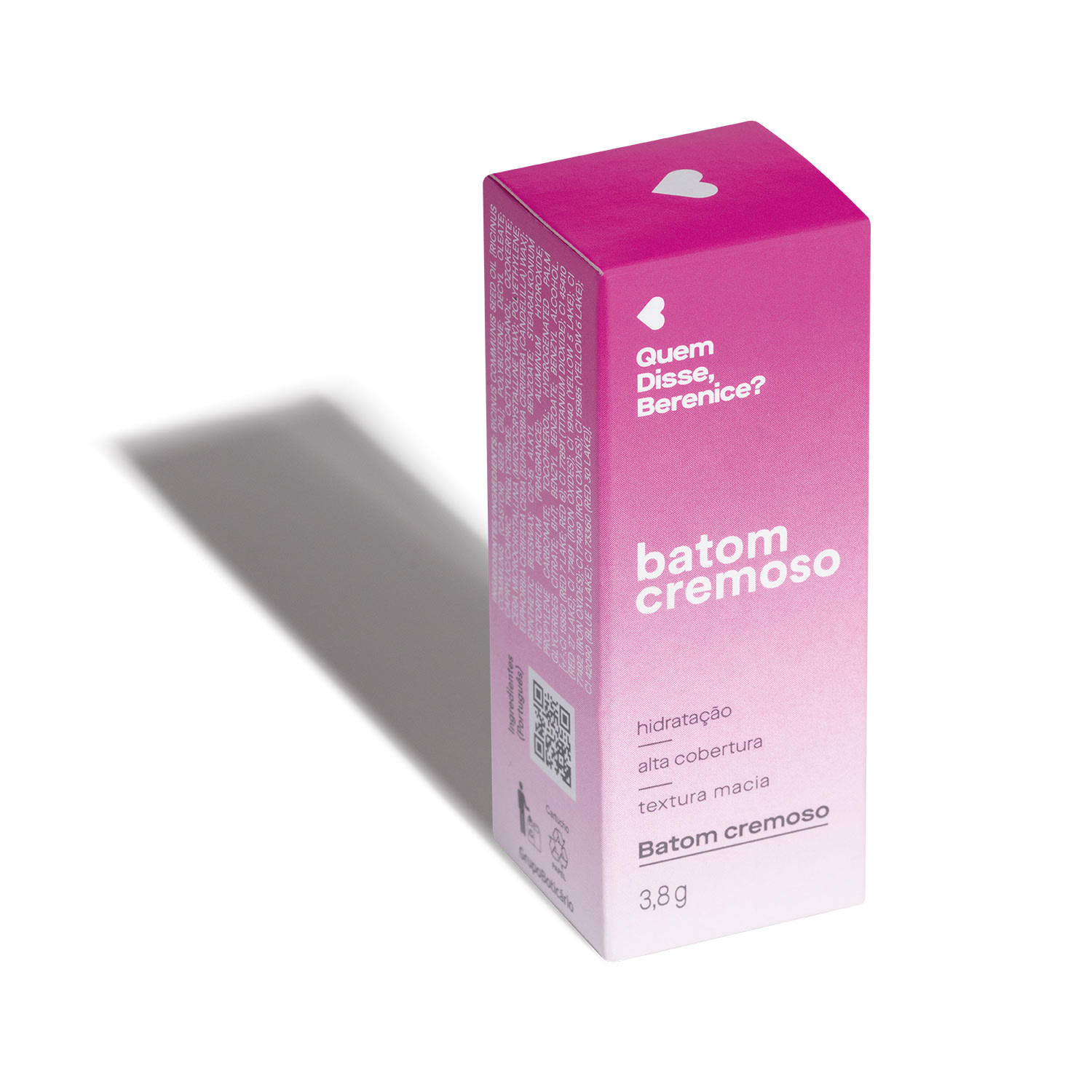 Batom Vermelho 350 Cremoso Quem Disse, Berenice? 3,8g