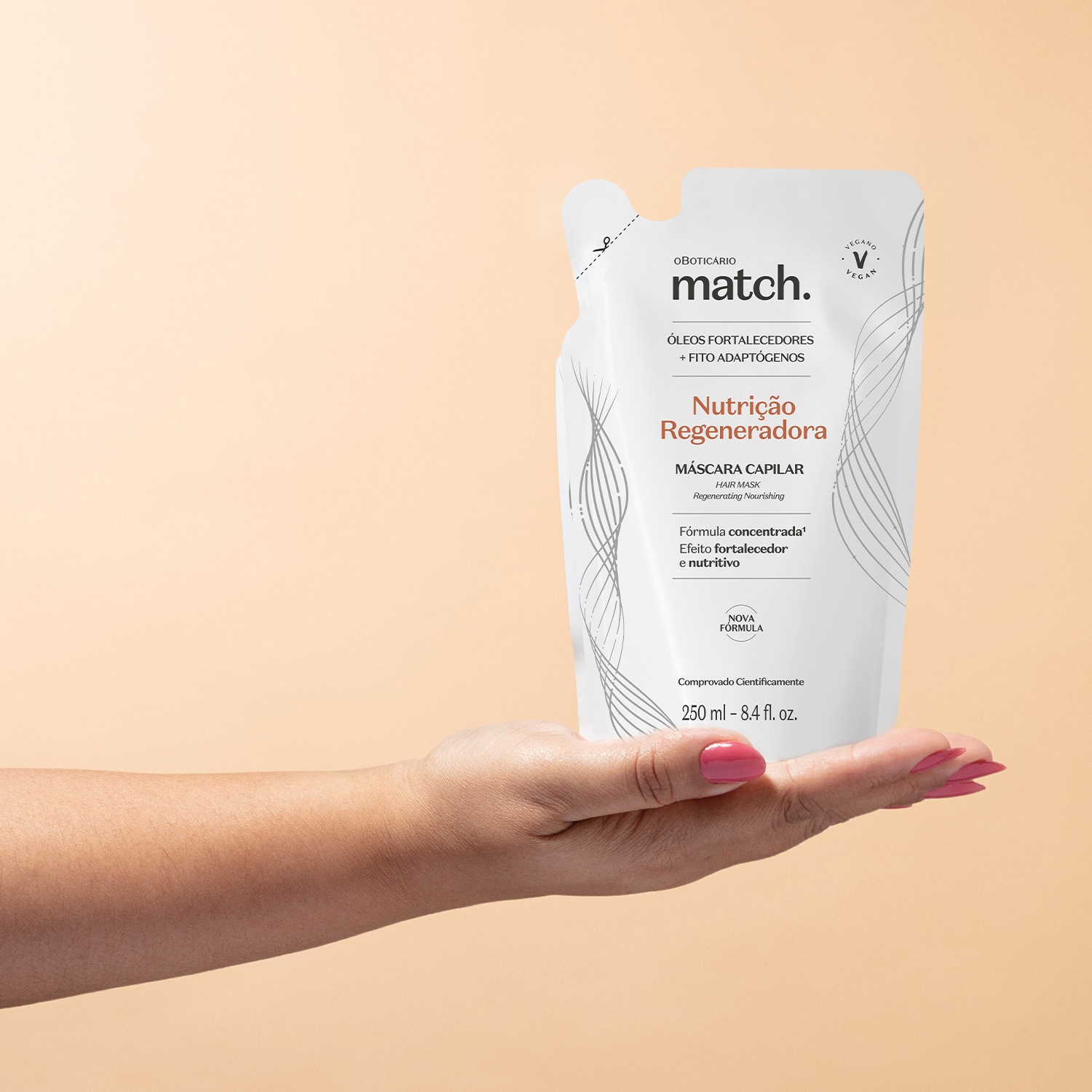 Refil Máscara Capilar Match Nutrição Regeneradora 250ml