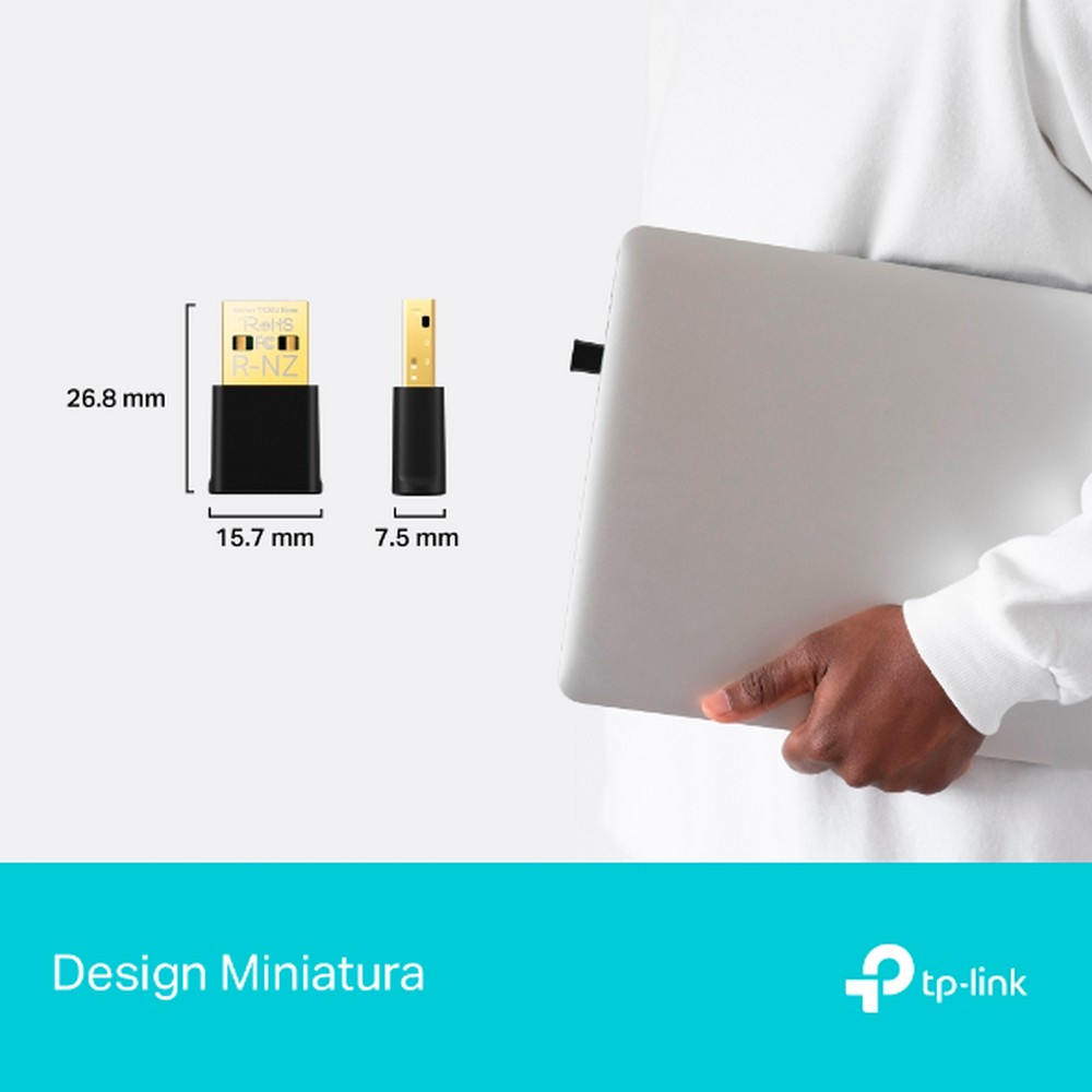 Adaptador USB Wireless Tp-Link AX1800 Dual Band 2.0 ARCHER TX20U NANO