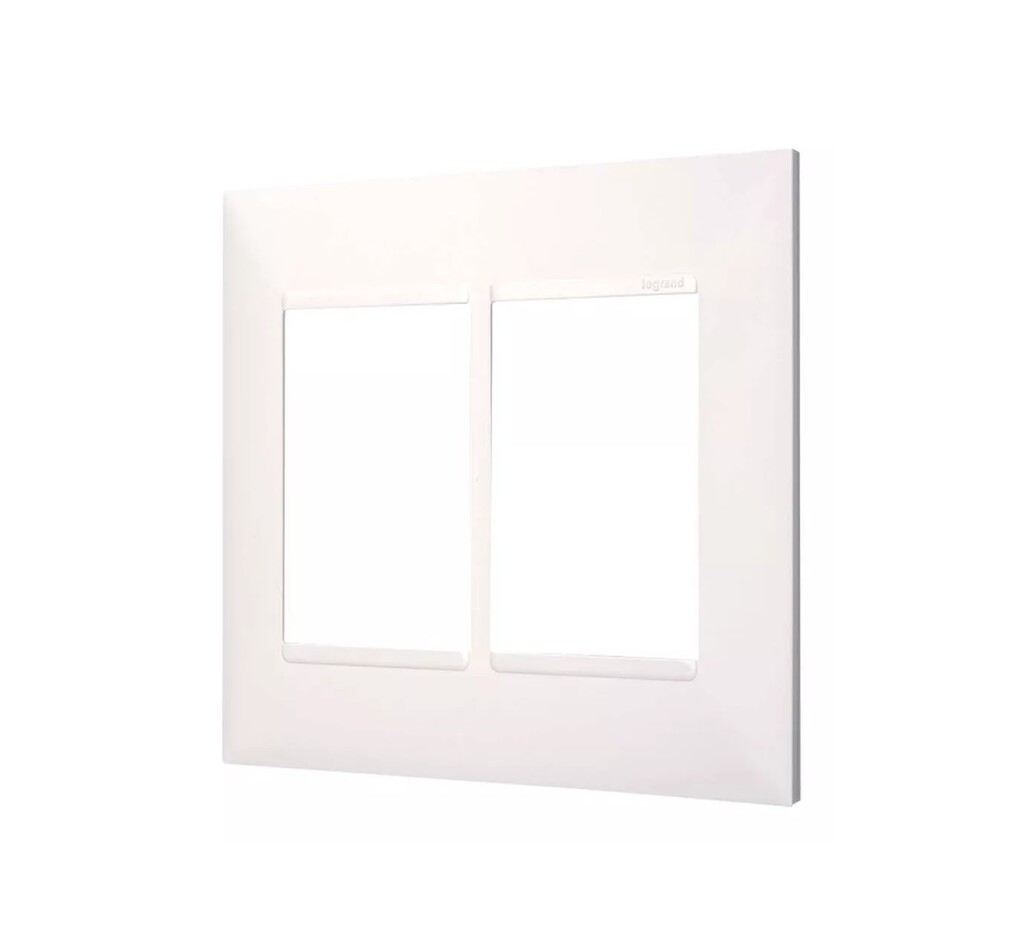 Espelho 4x4 para 6 Módulos Pial Plus+ I Legrand Branco - 618516BC - sem Suporte