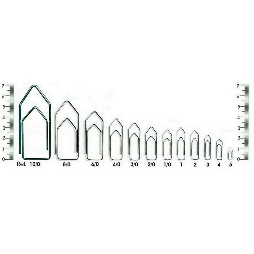 Clips Metálico Galvanizado 2/0 BRW - Caixa com 500 Gramas - CL5002