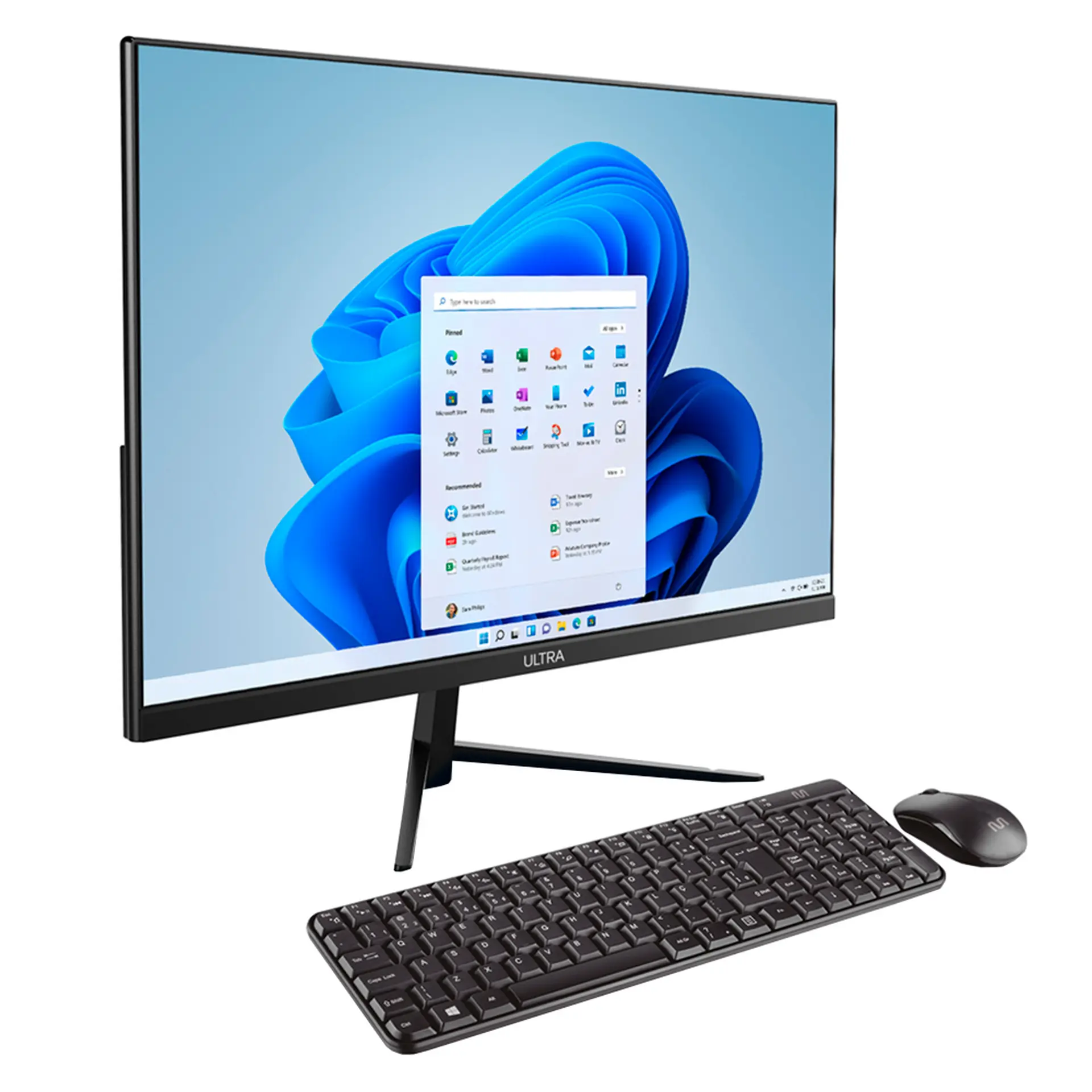 Computador Multi All in One 4GB 23,8" W11 120GB SSD UB840 - Preto - Bivolt