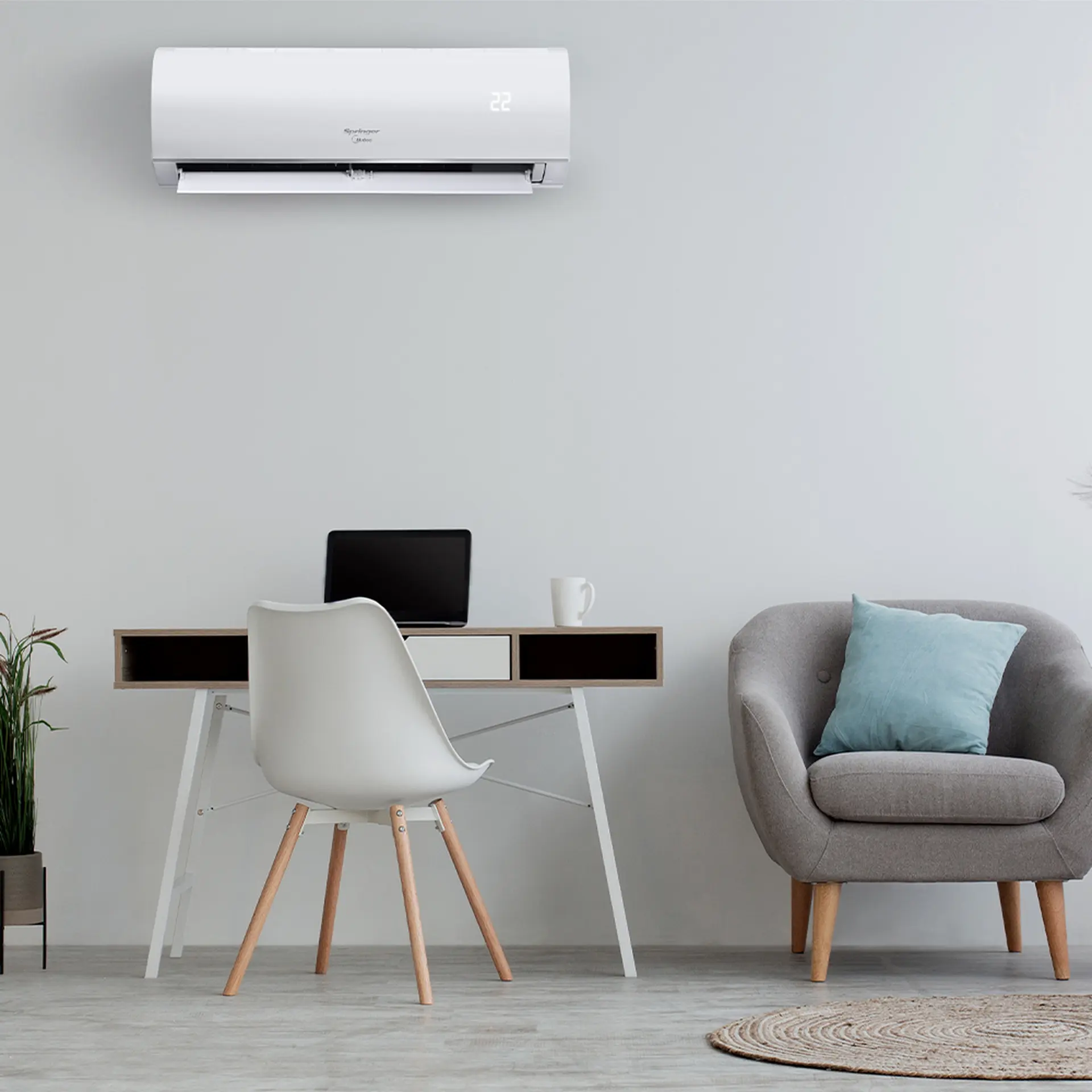 Ar Condicionado Split AirVolution 9.000 BTUs Springer Midea Frio - 220 Volts