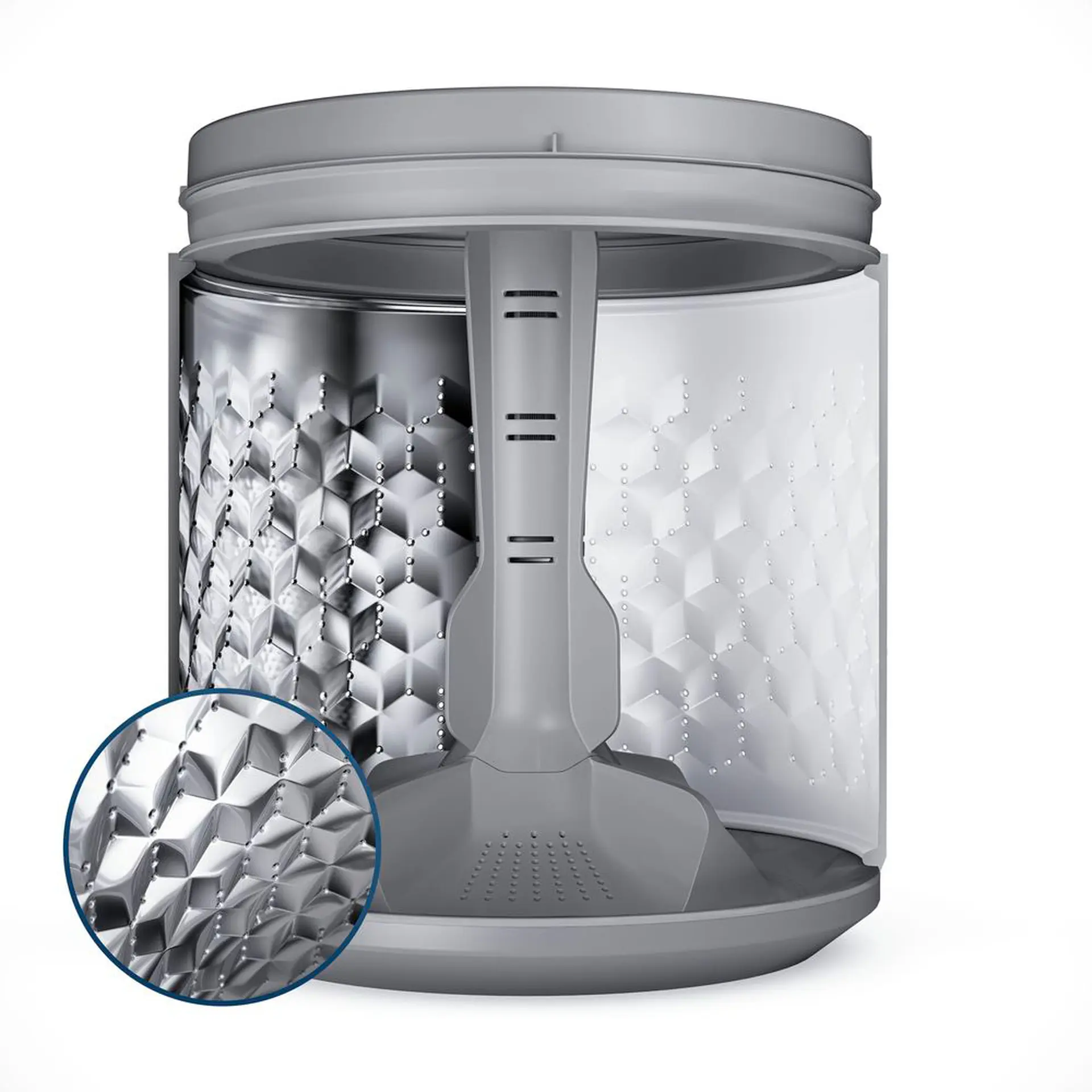 Máquina de Lavar Electrolux Essential Care 17kg Jet&Clean Cesto Inox LED17 - Branco - 110 Volts