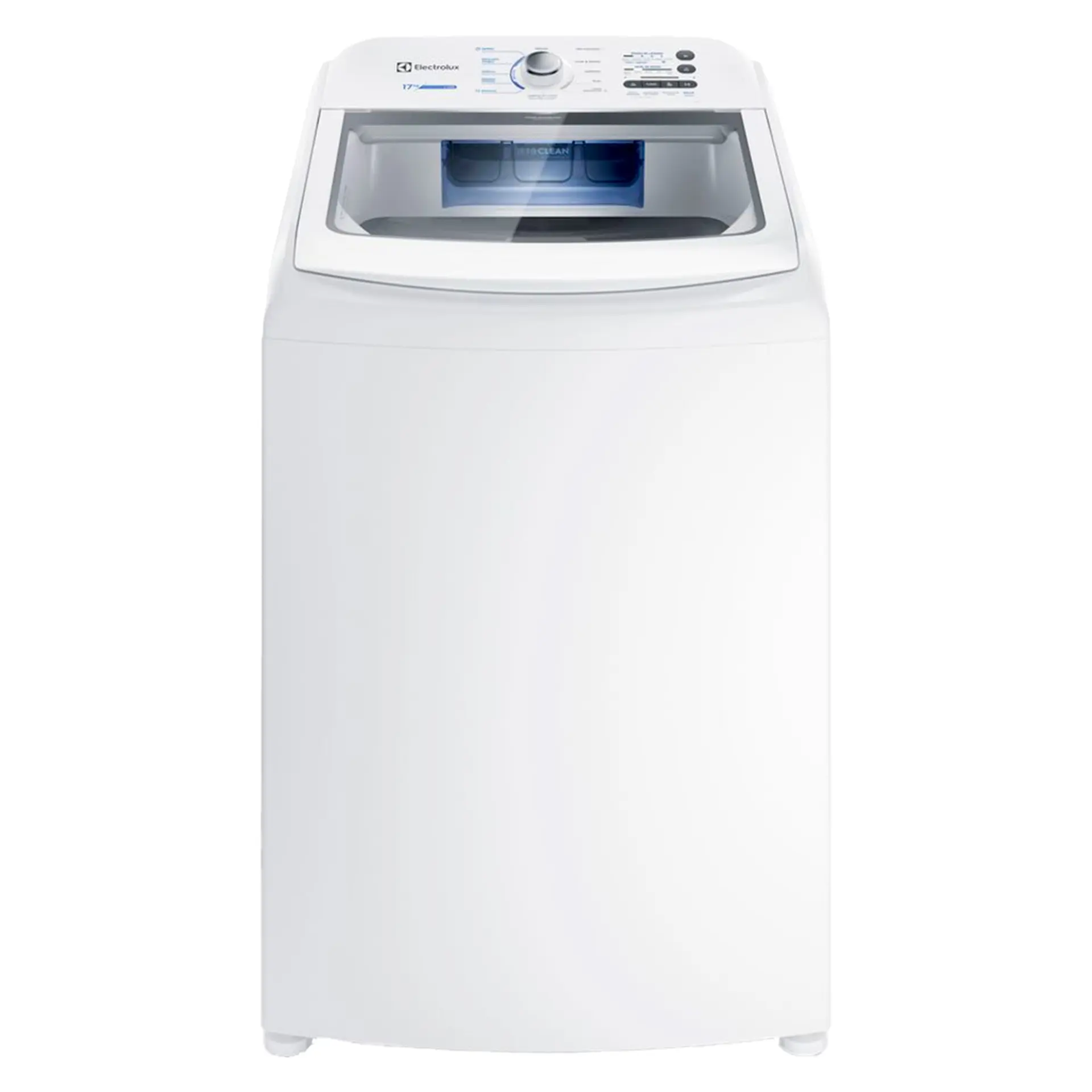 Máquina de Lavar Electrolux Essential Care 17kg Jet&Clean Cesto Inox LED17 - Branco - 110 Volts
