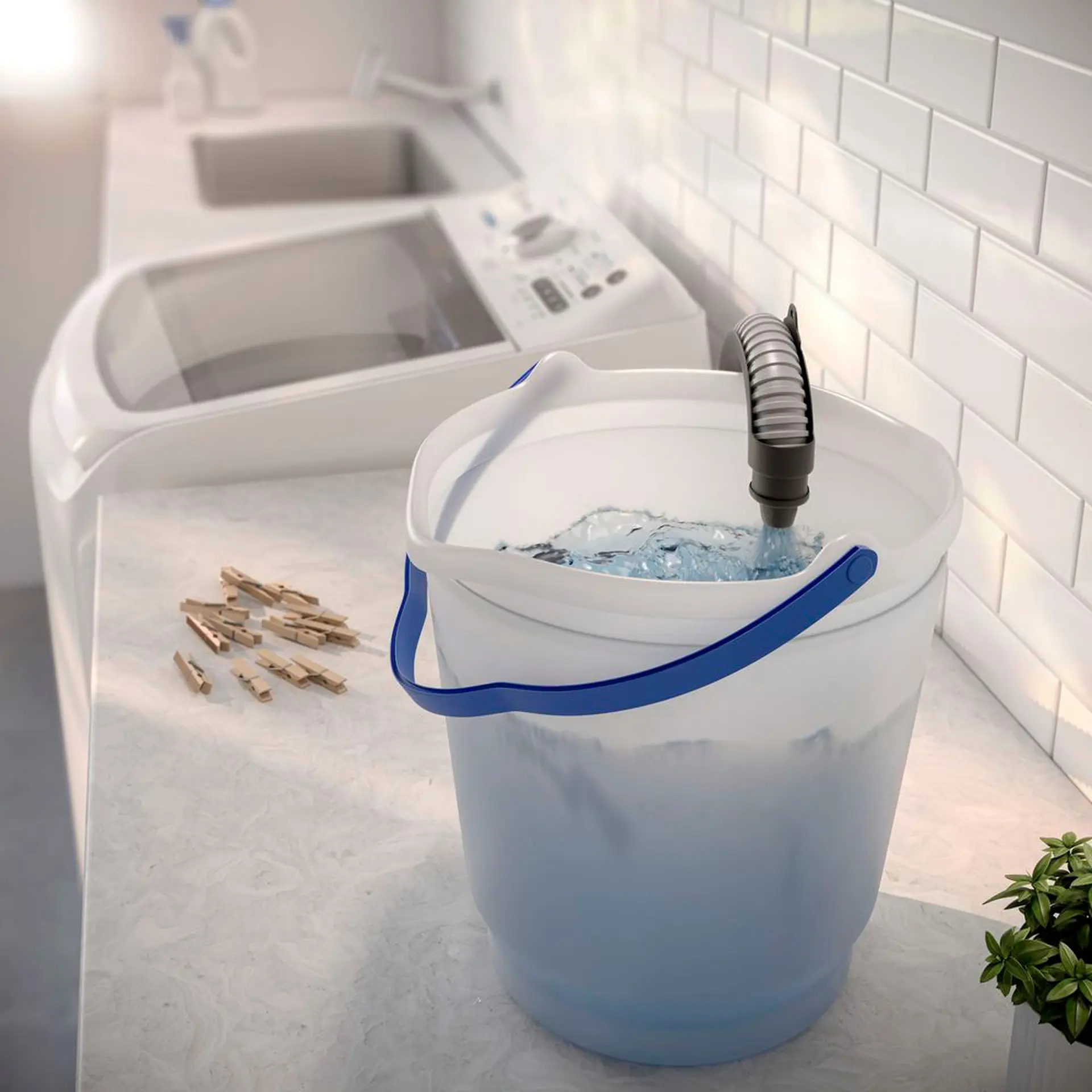 Máquina de Lavar Electrolux Essential Care 17kg Jet&Clean Cesto Inox LED17 - Branco - 110 Volts