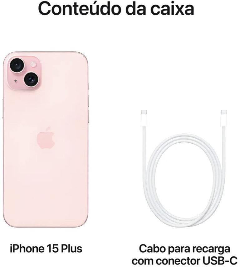 Apple iPhone 15 Plus 128GB Rosa 5G