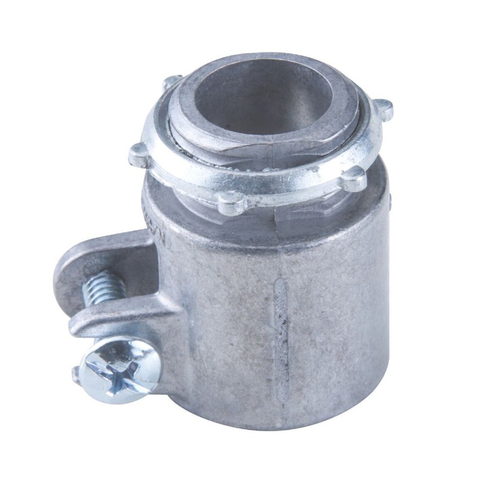 Conector para Condulete Reto 1.1/2" com Rosca Flexor Alumínio Tramontina - 56127/025 - Vendido Unitário