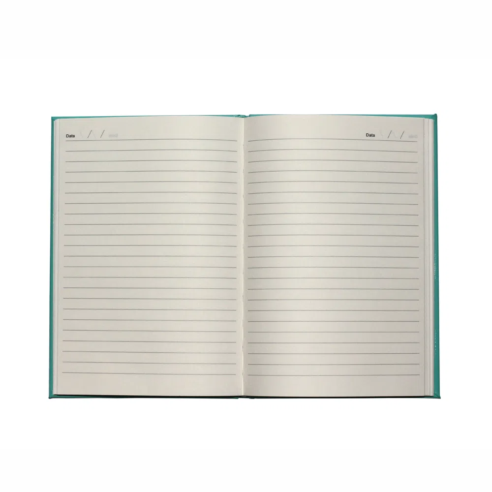 Caderno Brochura Bee Unique A5 160 Páginas Pautado Not Things Verde