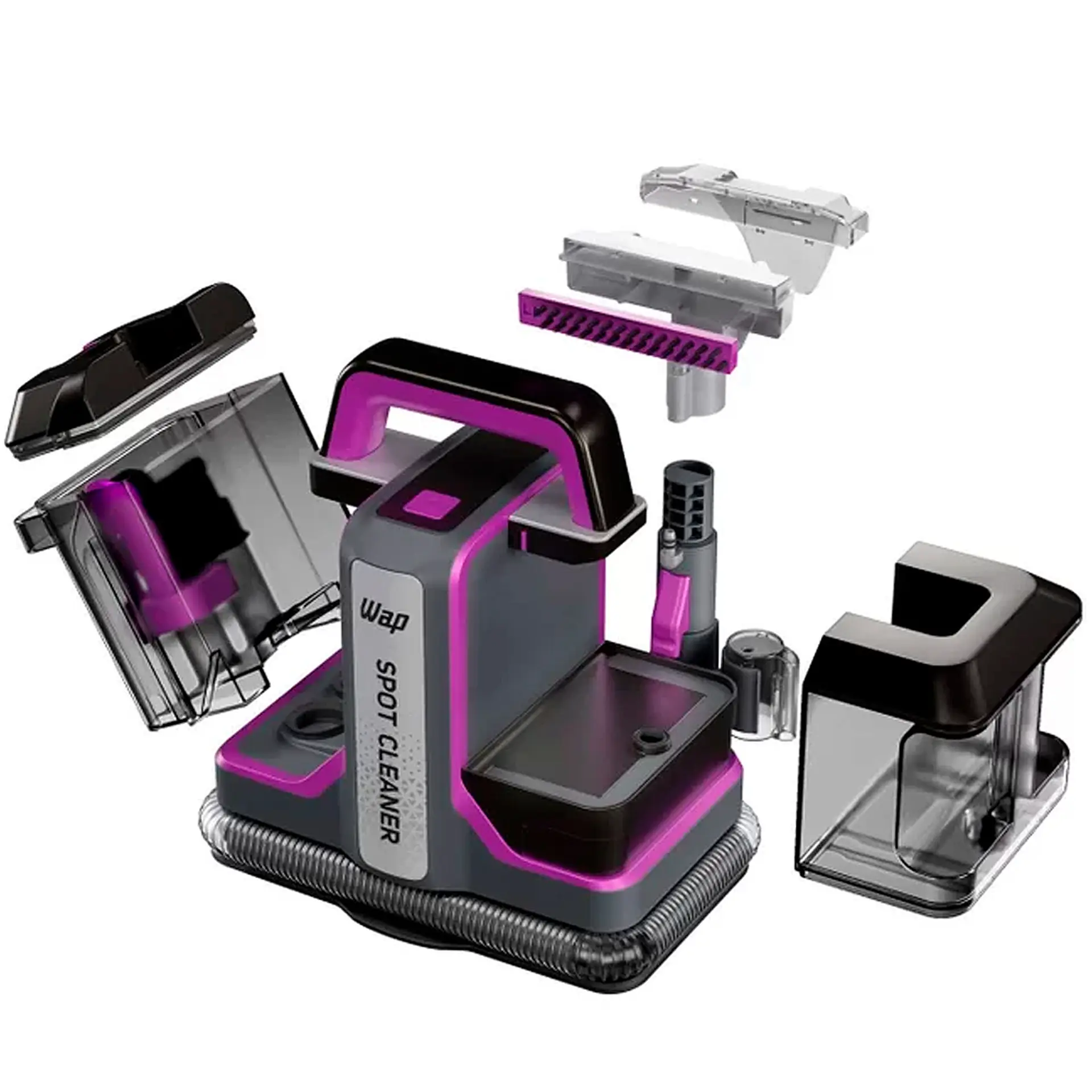 Extratora e Higienizadora Portátil Wap Spot Cleaner W3 1450W FW009468 - Cinza/Roxo - 110 Volts