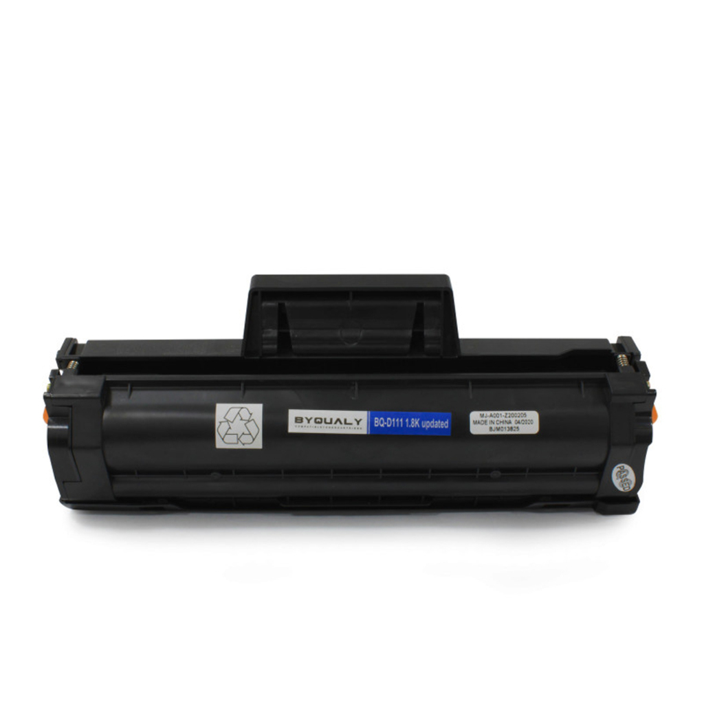 Toner Samsung Preto BYQUALY Potencial Suprimentos D111 - M 2020, 2020W, 2070F, 2070, M2071, 2074FW, SL-M2077, M 2022, 2022W, SL-M2026, SL-M2078