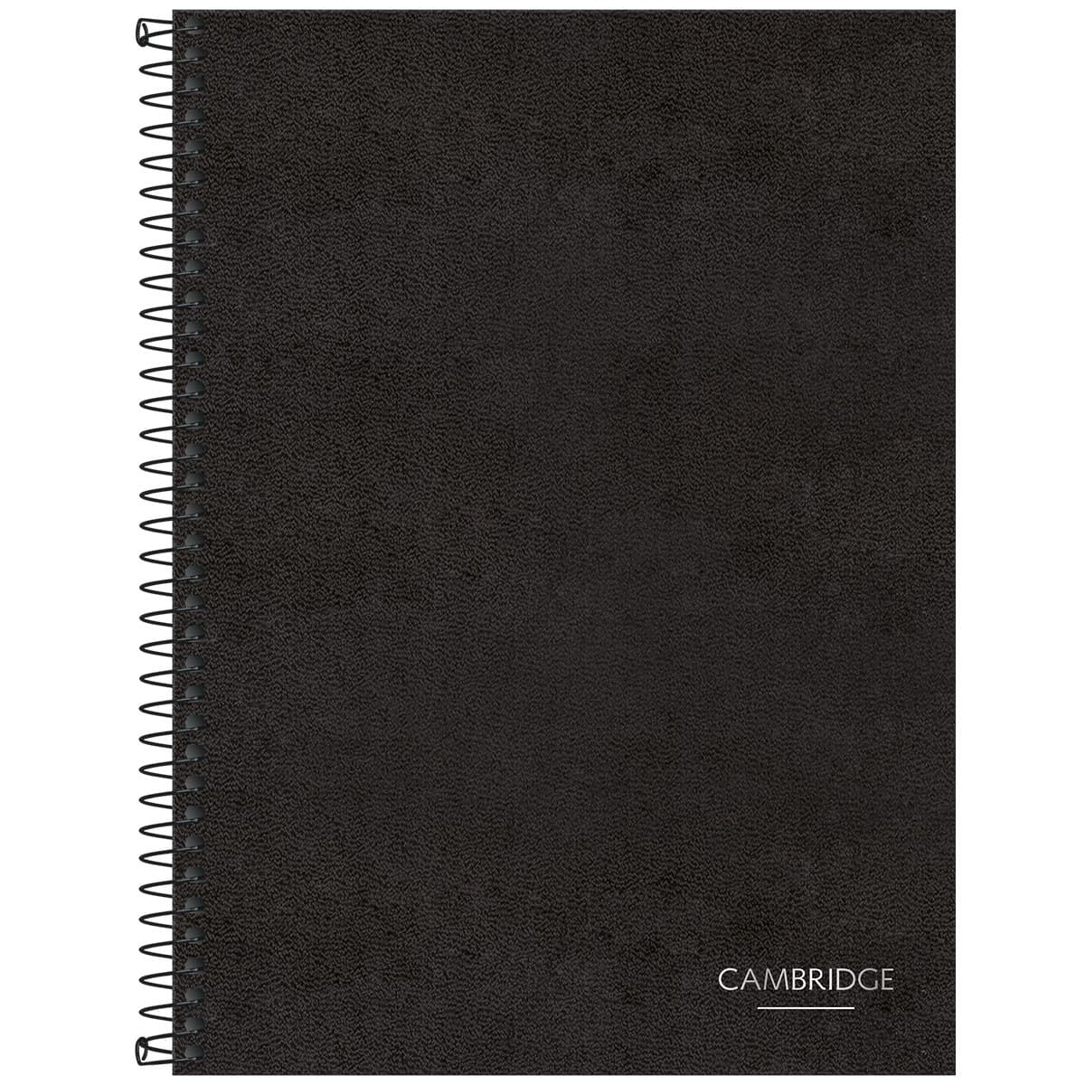 Caderno Executivo Tilibra Cambridge Espiral Capa Dura 80 Folhas Amarelas