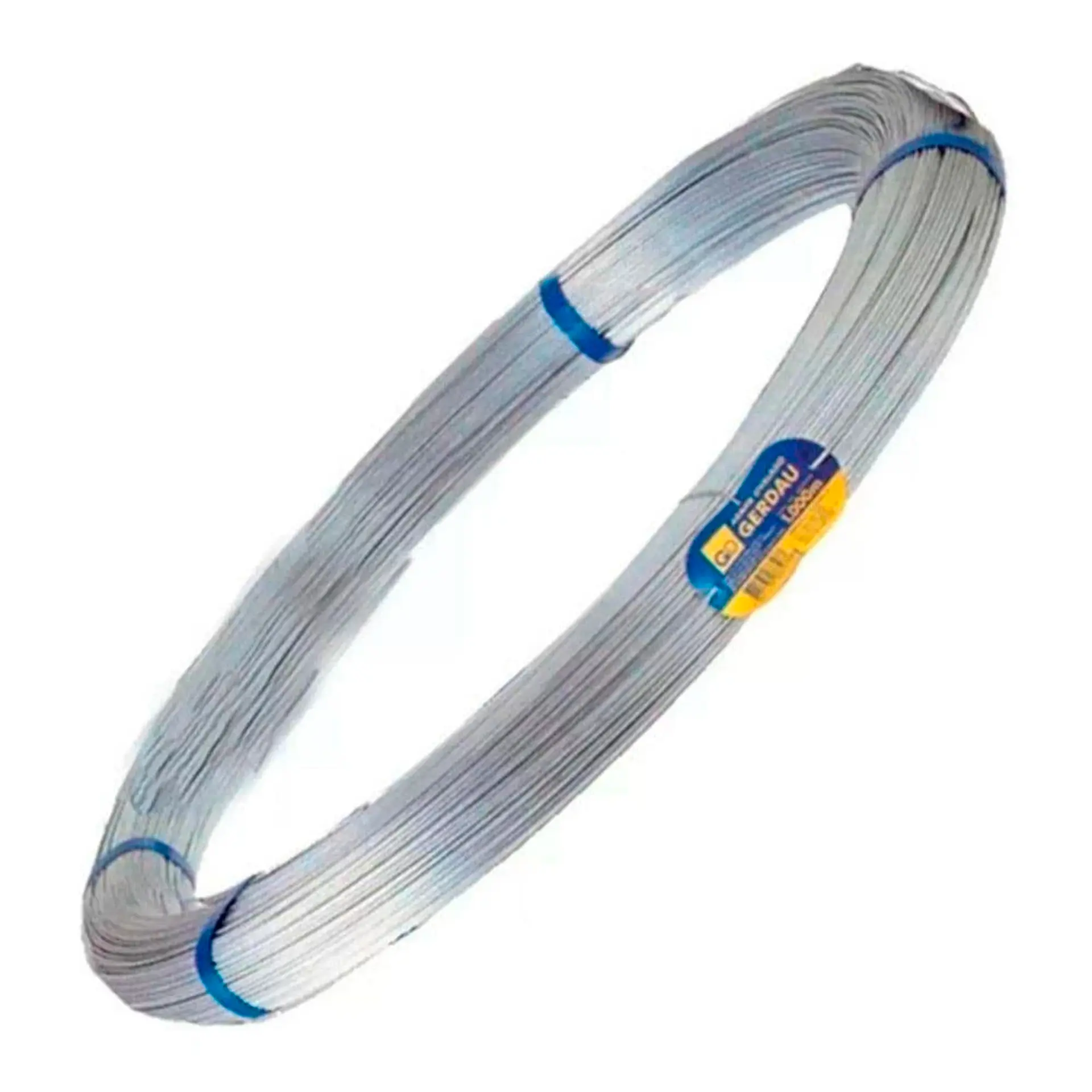 Arame Liso para Cerca de Aço Zincado Ovalado Gerdau 1000m 15x17