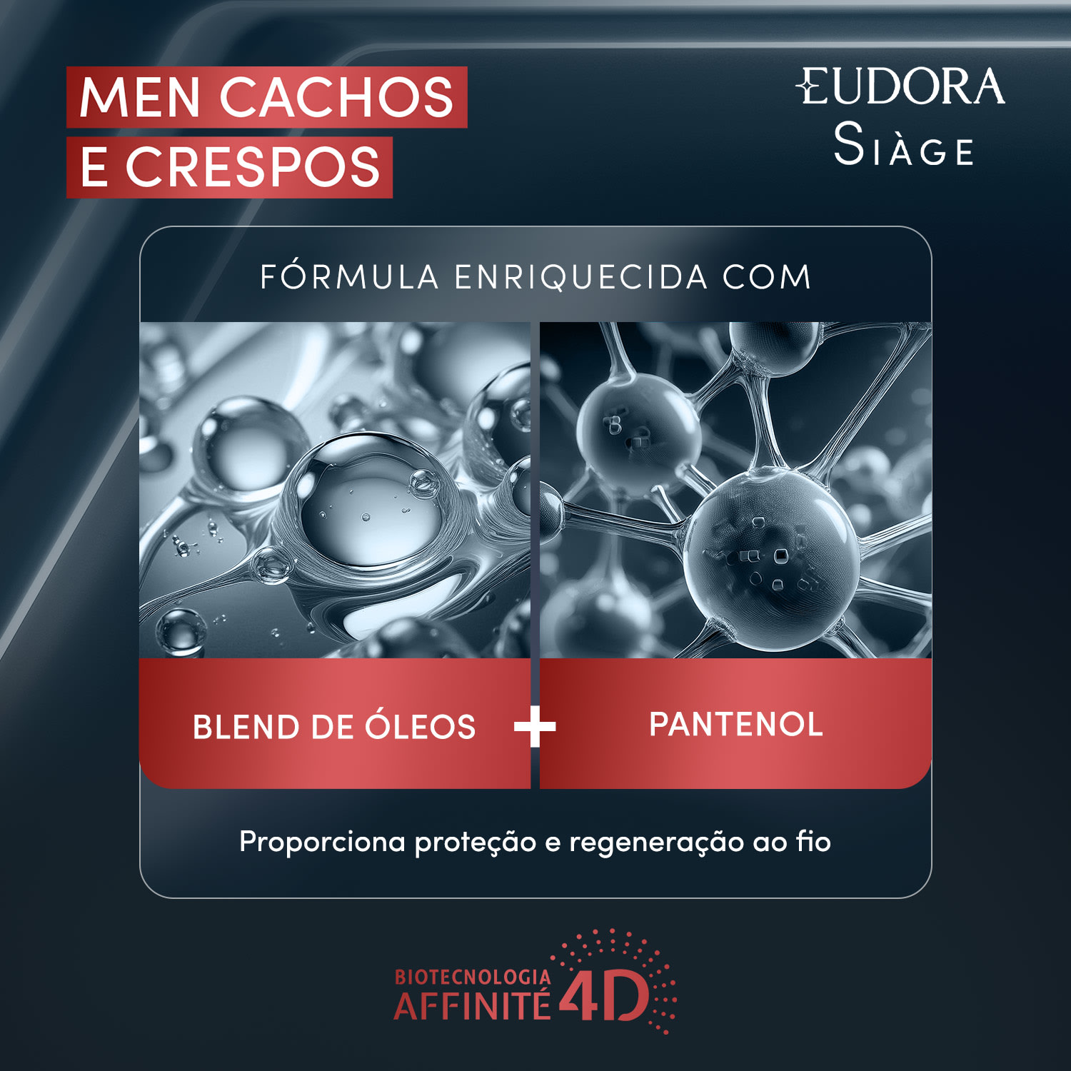Condicionador Siàge Men Cachos e Crespos 200ml