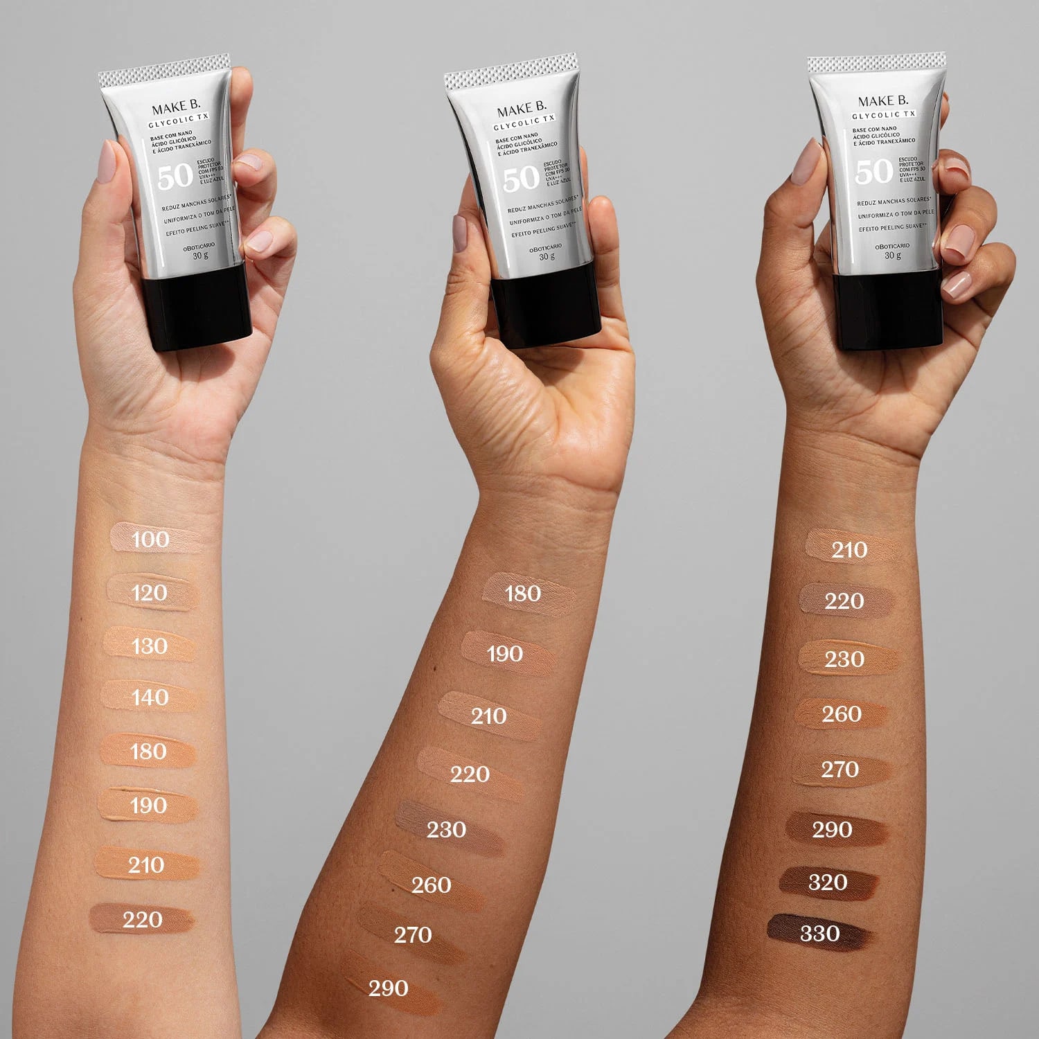 Base Líquida Make B. Glycolic TX Cor 320 30g