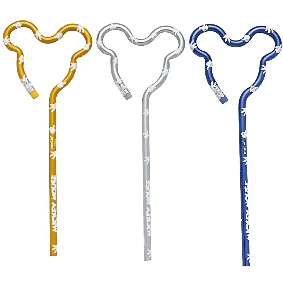 Lápis Preto Molin Face Mickey Unidade Sortido