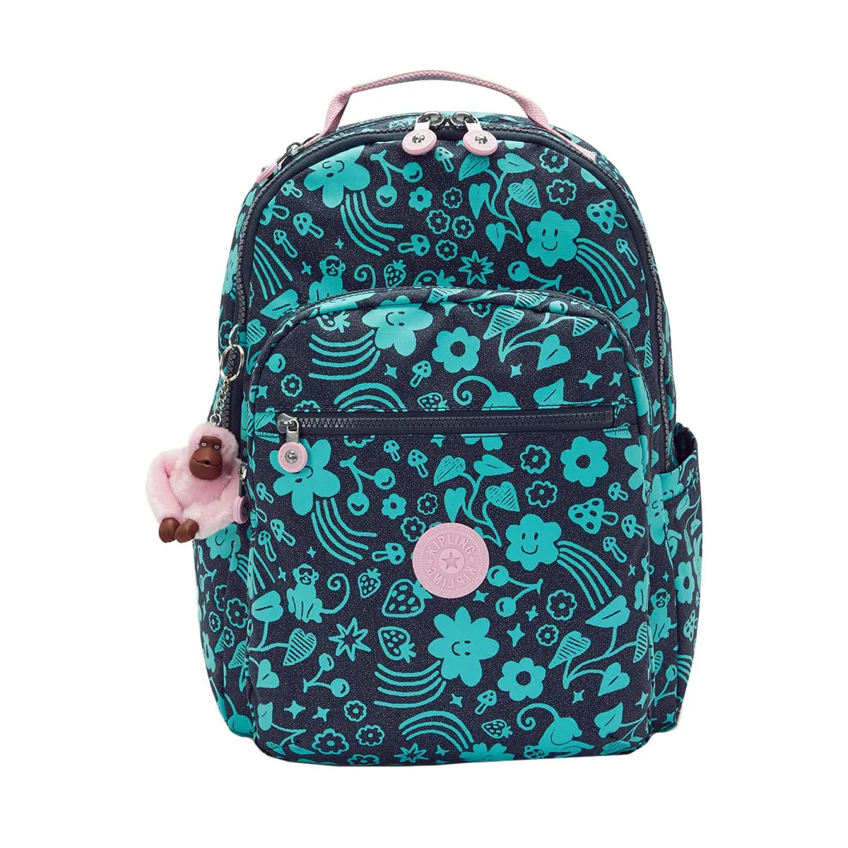 Mochila Kipling Seoul Estampada Grande