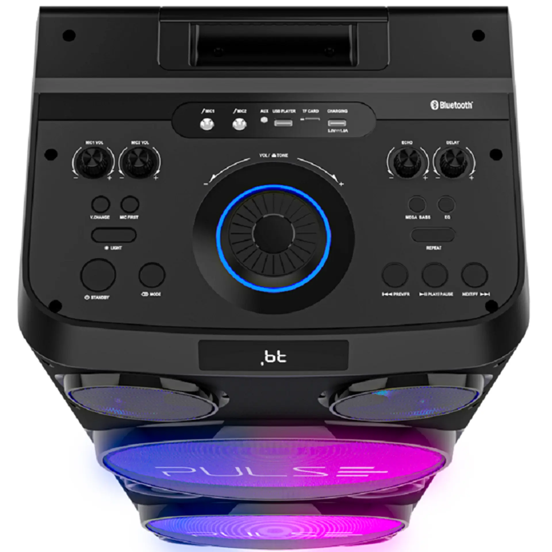 Caixa de Som Pulse Super Torre Double SP508 2300W RMS Bluetooth