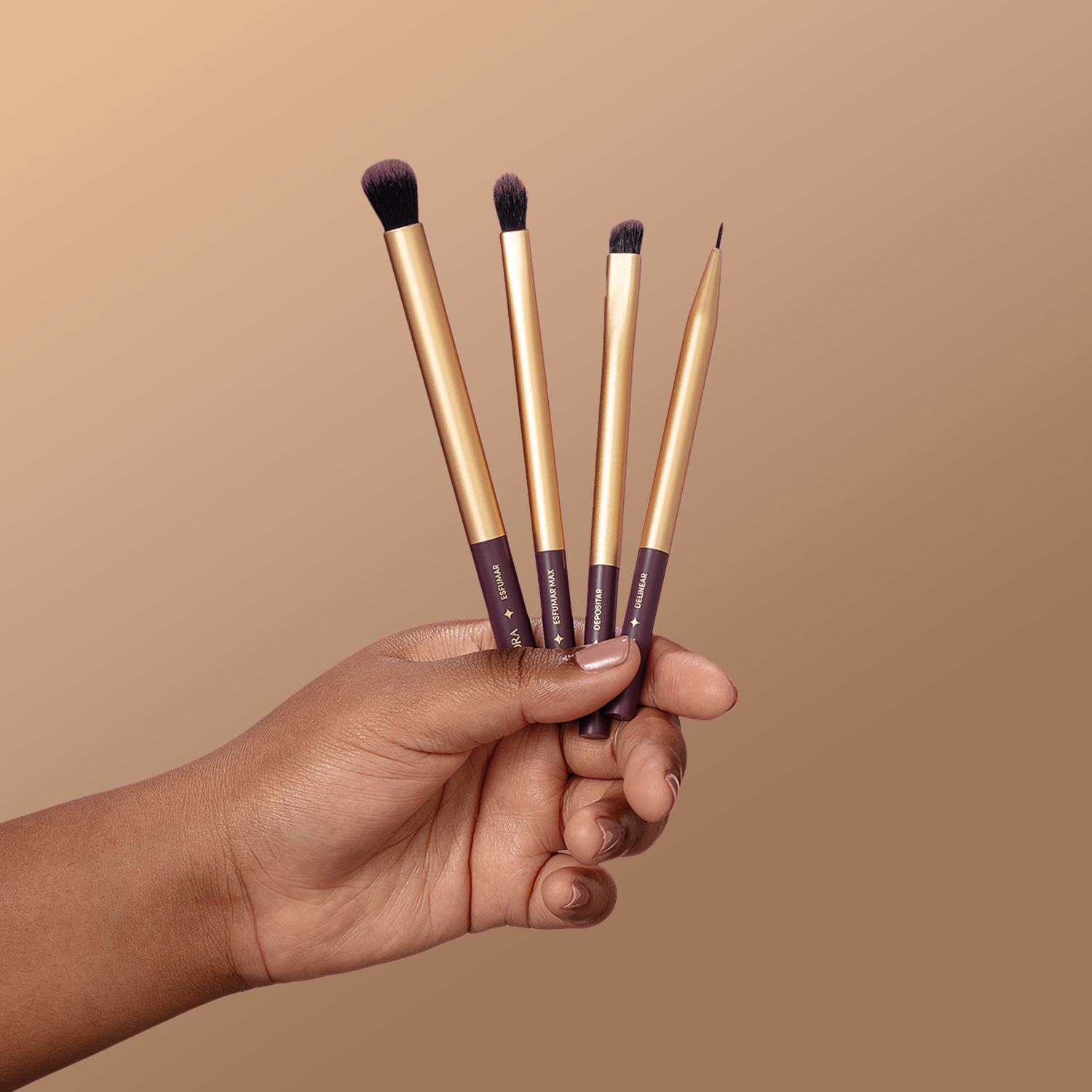 Kit de Pincéis para Olhos Essentials