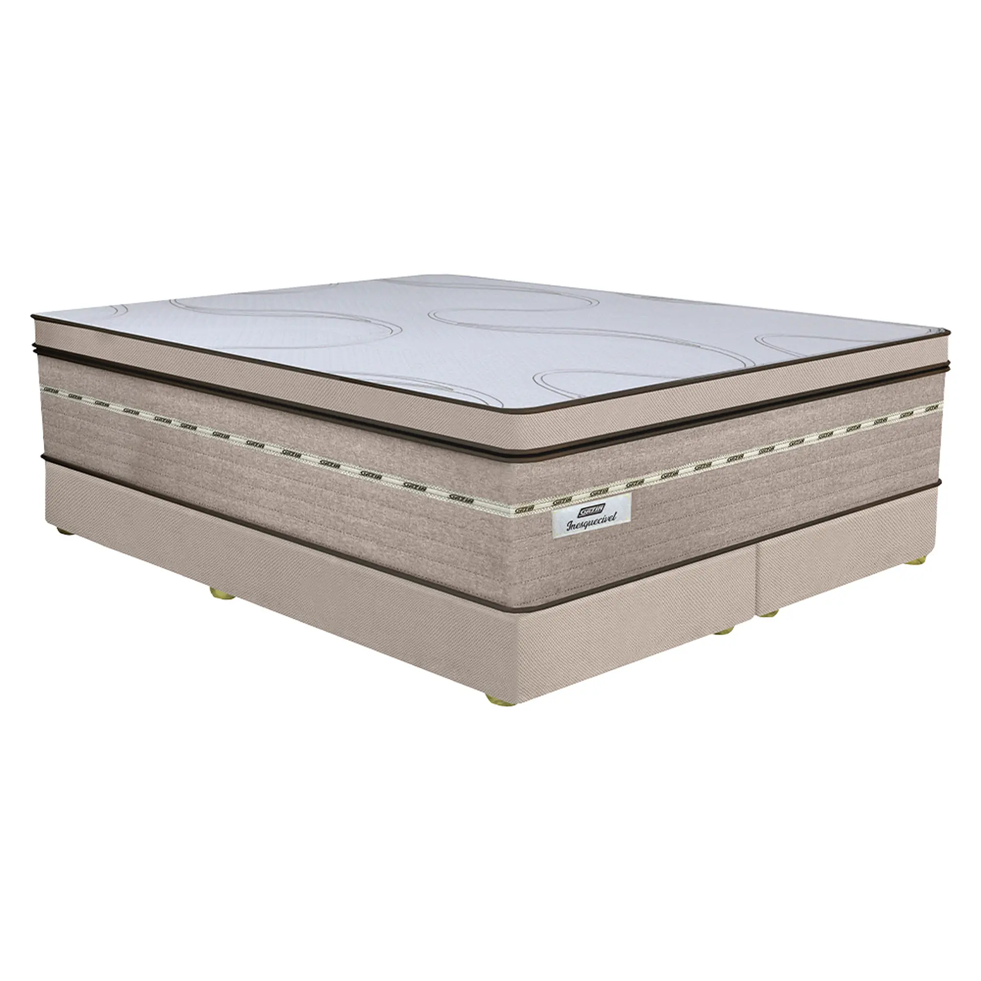 Colchão Cama Box Gazin Molas BlueWave Queen Size Inesquecível 158x198