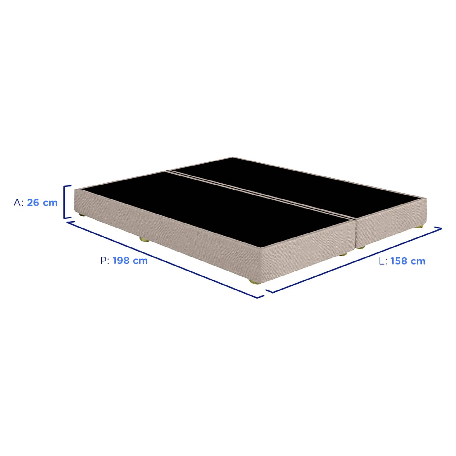 Colchão Cama Box Gazin Molas BlueWave Queen Size Inesquecível 158x198
