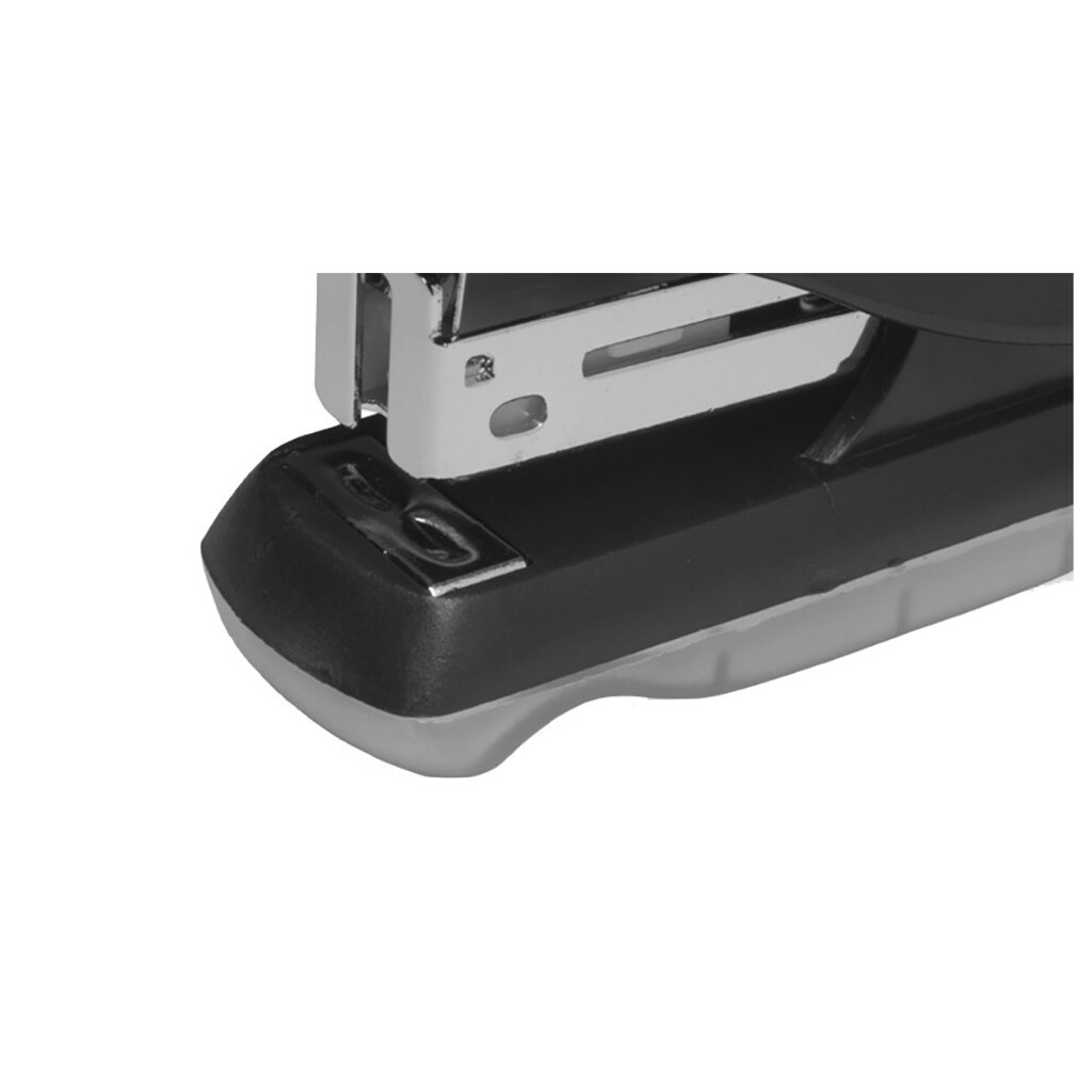 Grampeador Mini Plástico 12 Folhas Preto BRW - Unitário - GP0100