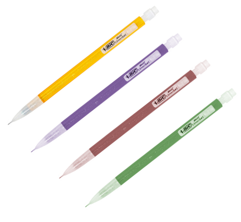 Lapiseira BIC Shimmers com Borracha 0.7 Multicolor Sortidas