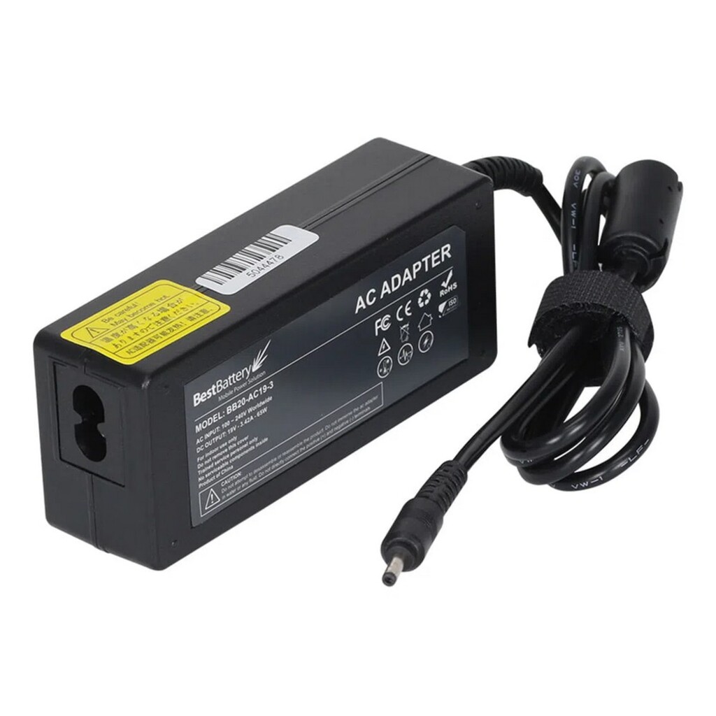 Fonte para Notebook Acer 65W 19V 3,42A Bivolt 3,0X1,1mm BestBattery - BB20-AC19-3