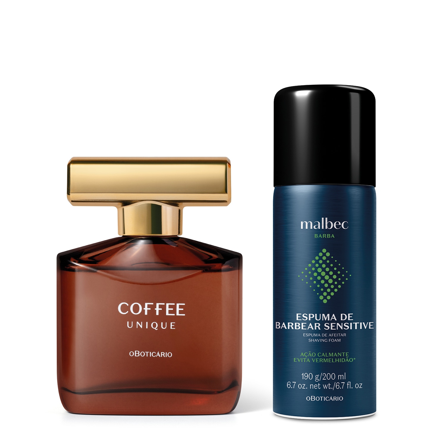 Combo Rotina Masculina: Desodorante Colônia 100ml + Espuma de Barbear 200ml