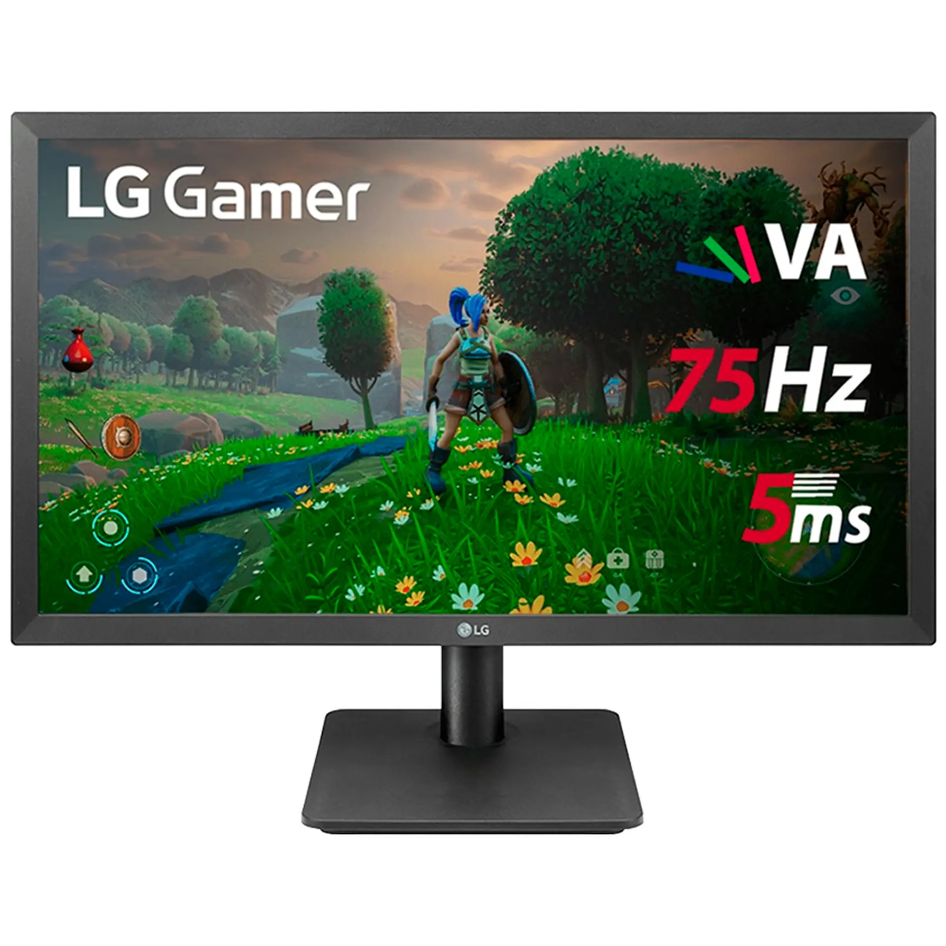 Monitor Gamer LG 21.5" VA Full HD HDMI 75Hz AMD FreeSync 22MP410-B - Preto - Bivolt