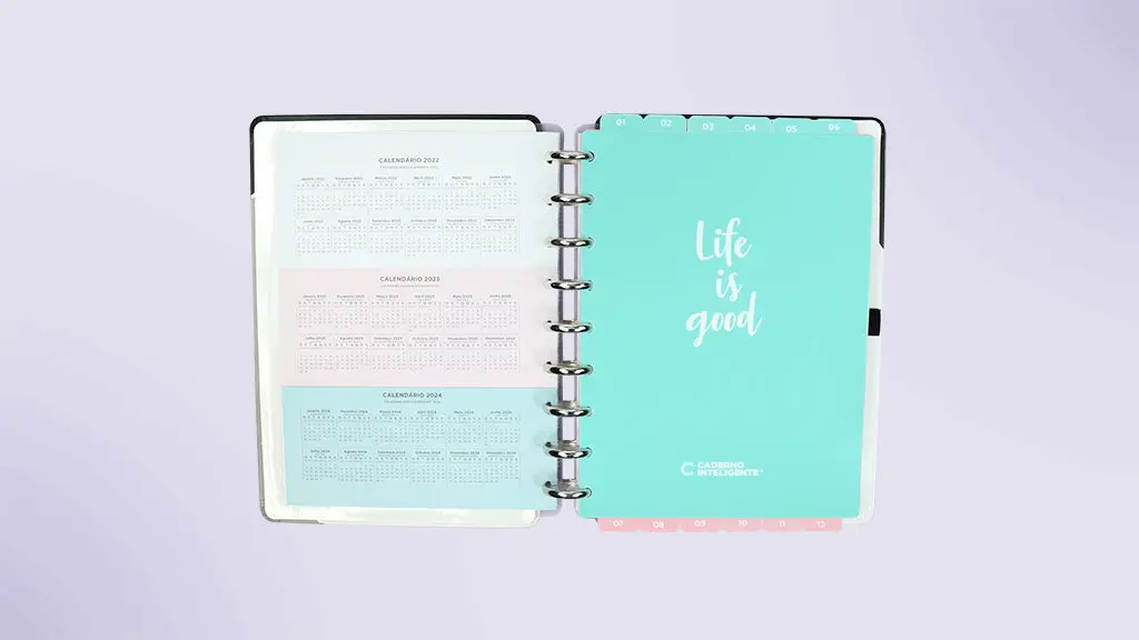 Planner it Yourself Caderno Inteligente Grey Glam Médio