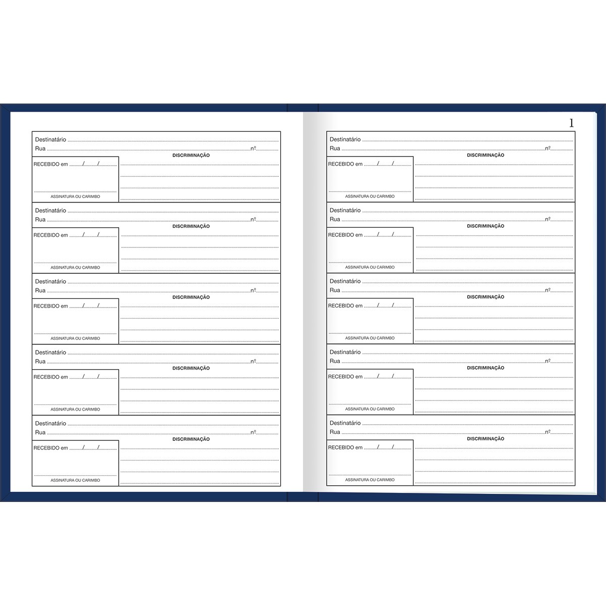 Livro Protocolo de Correspondência Tilibra 104 Folhas